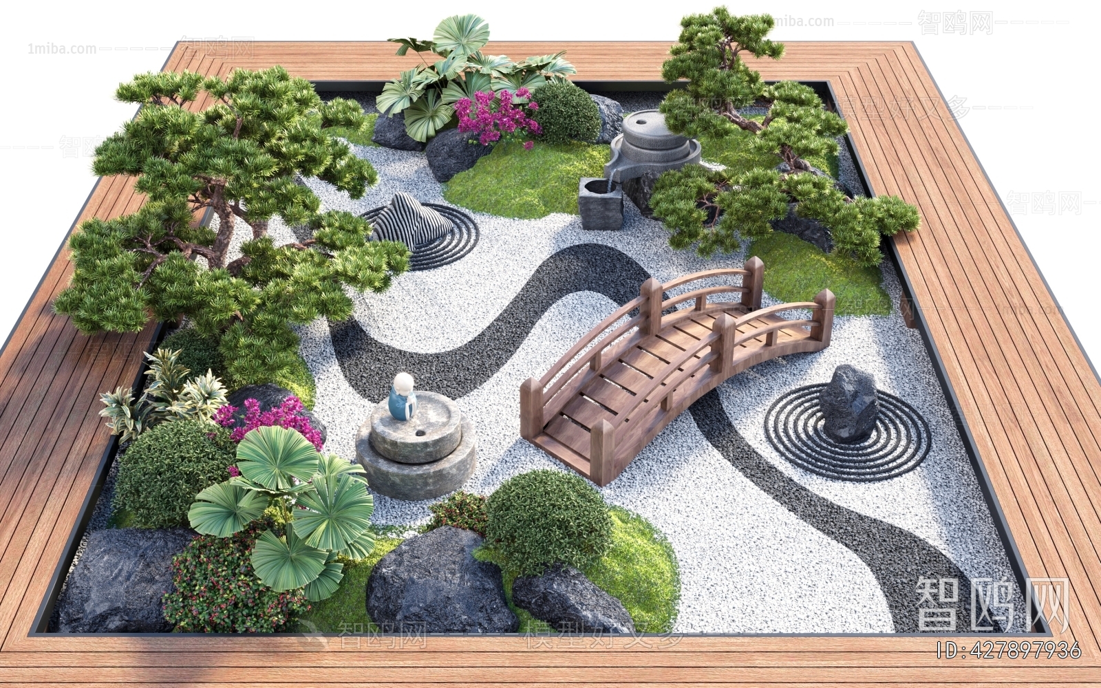 New Chinese Style Courtyard/landscape