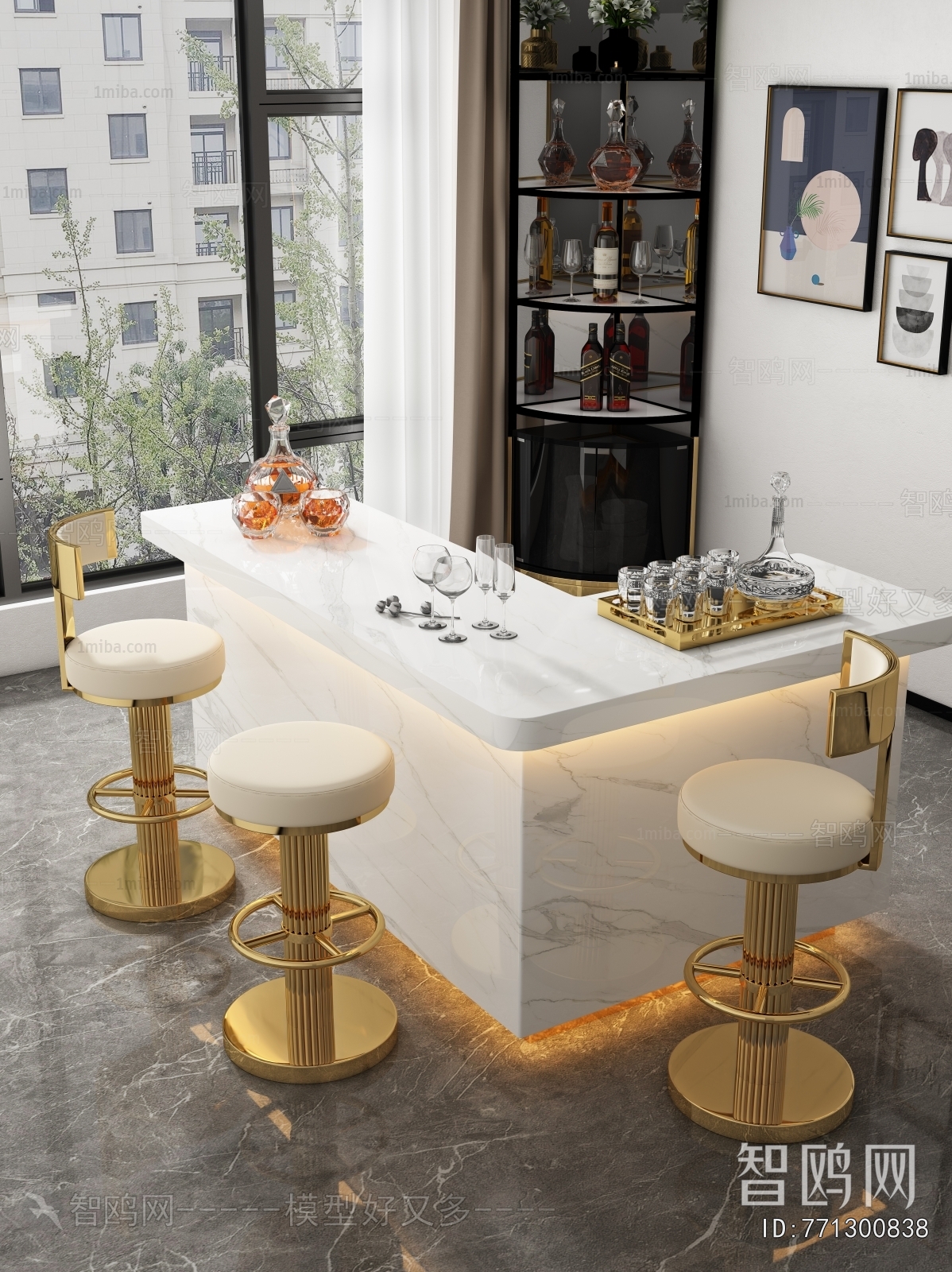 Modern Counter Bar