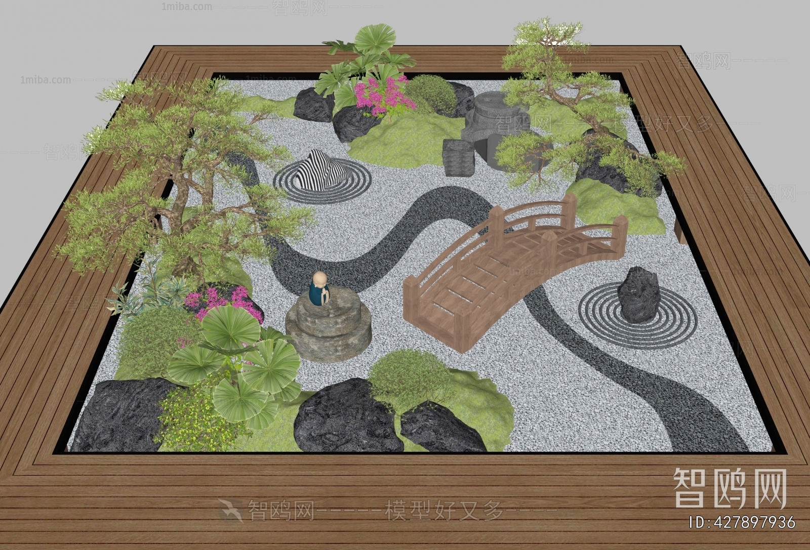 New Chinese Style Courtyard/landscape