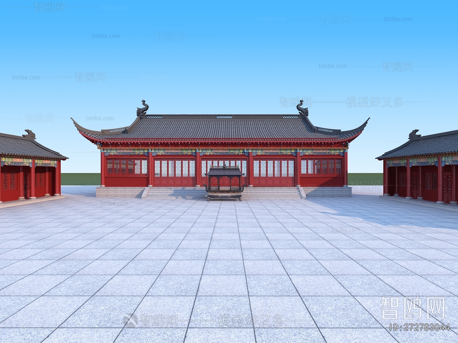 Chinese Style Ancient Architectural Buildings