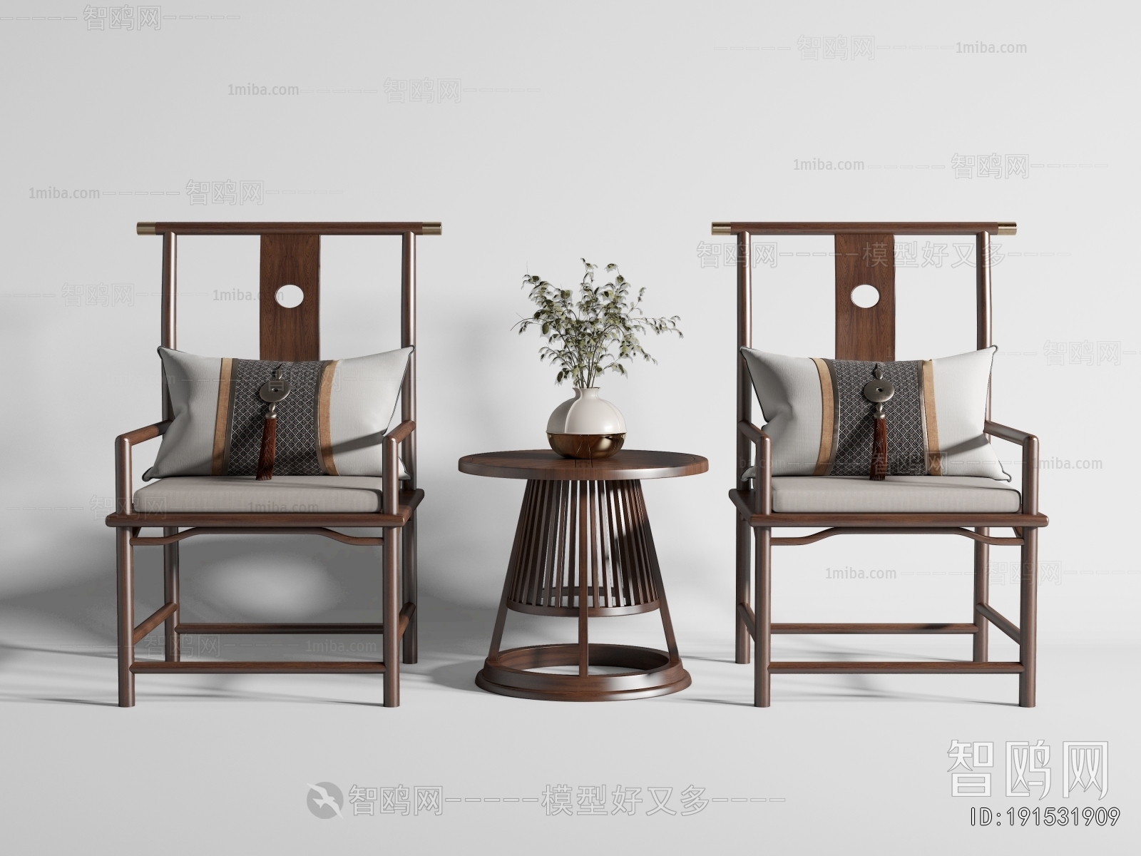 New Chinese Style Lounge Chair