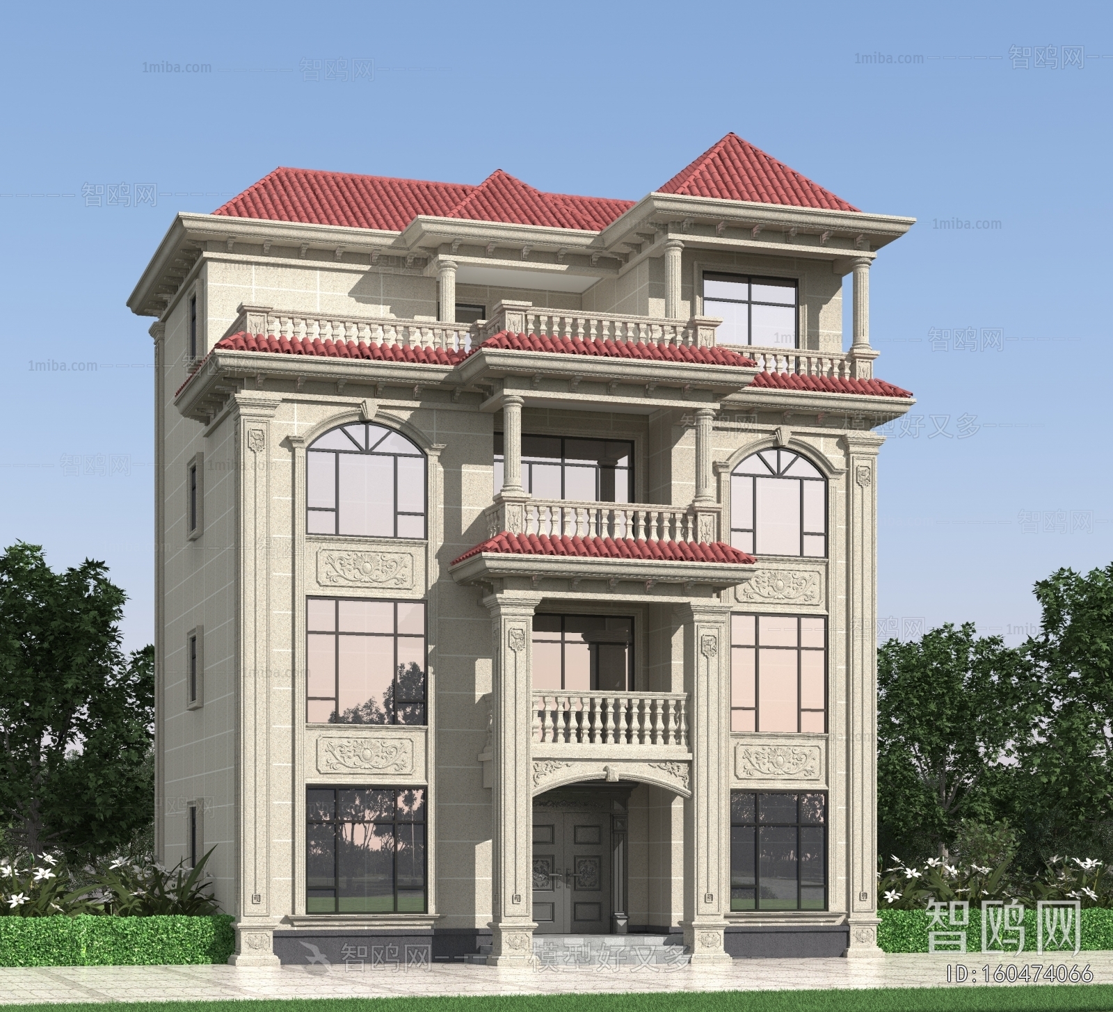 Simple European Style Detached Villa