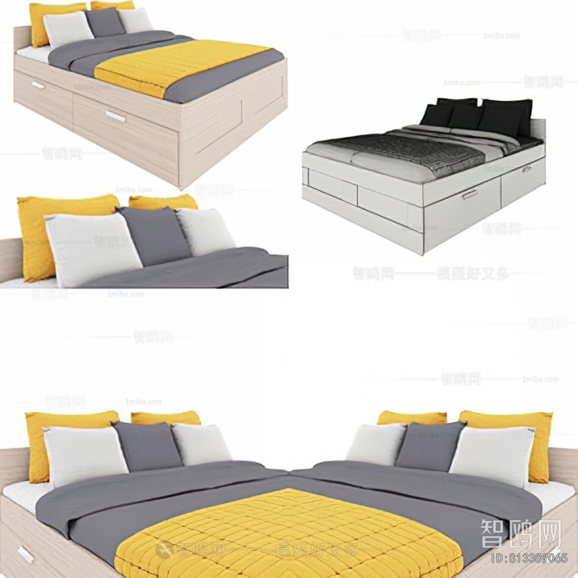 Modern Double Bed