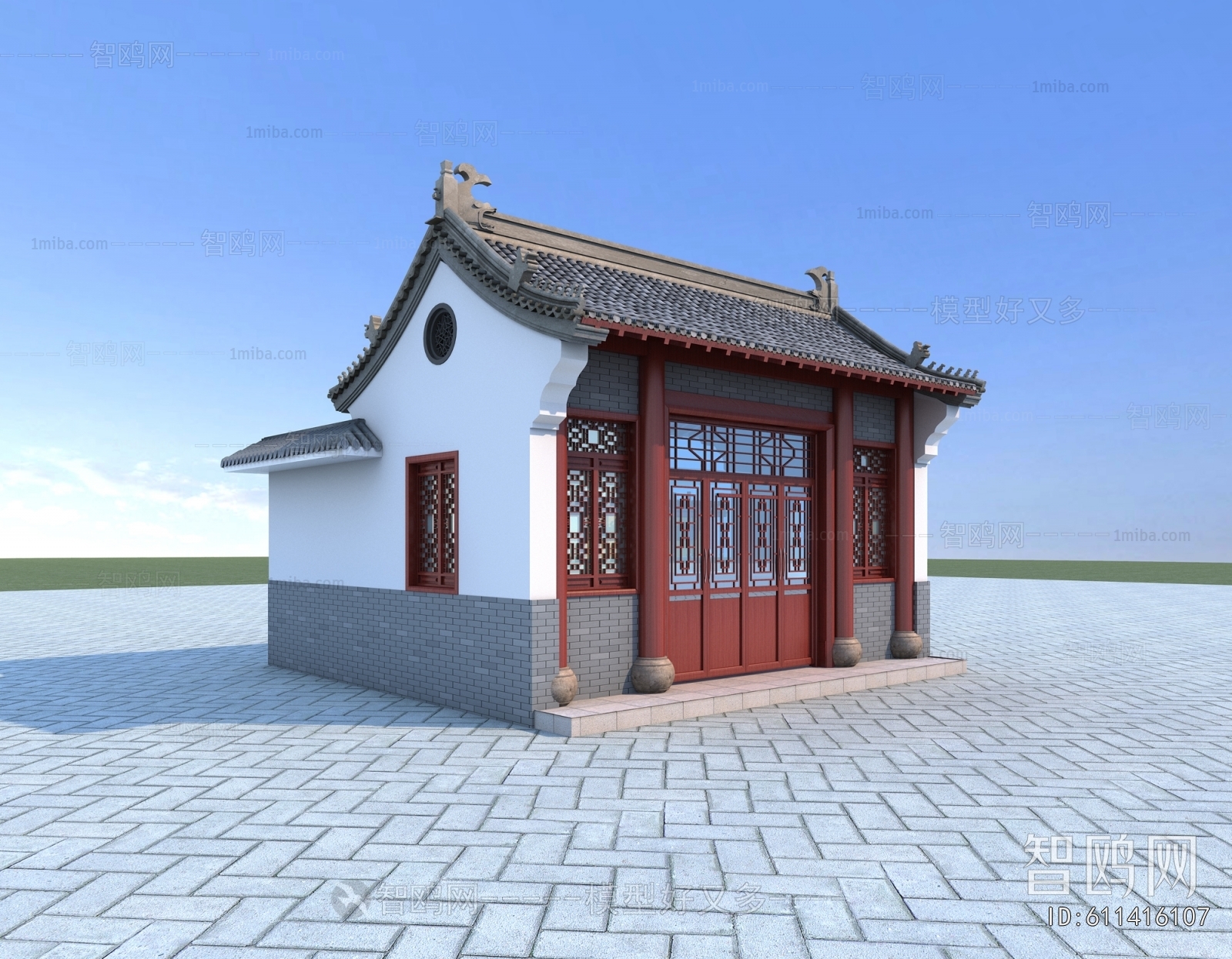 Chinese Style Ancient Architectural Buildings