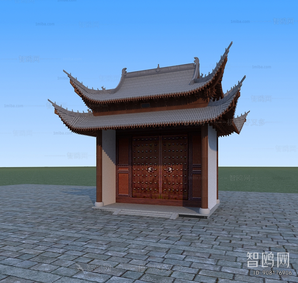 Chinese Style Double Door