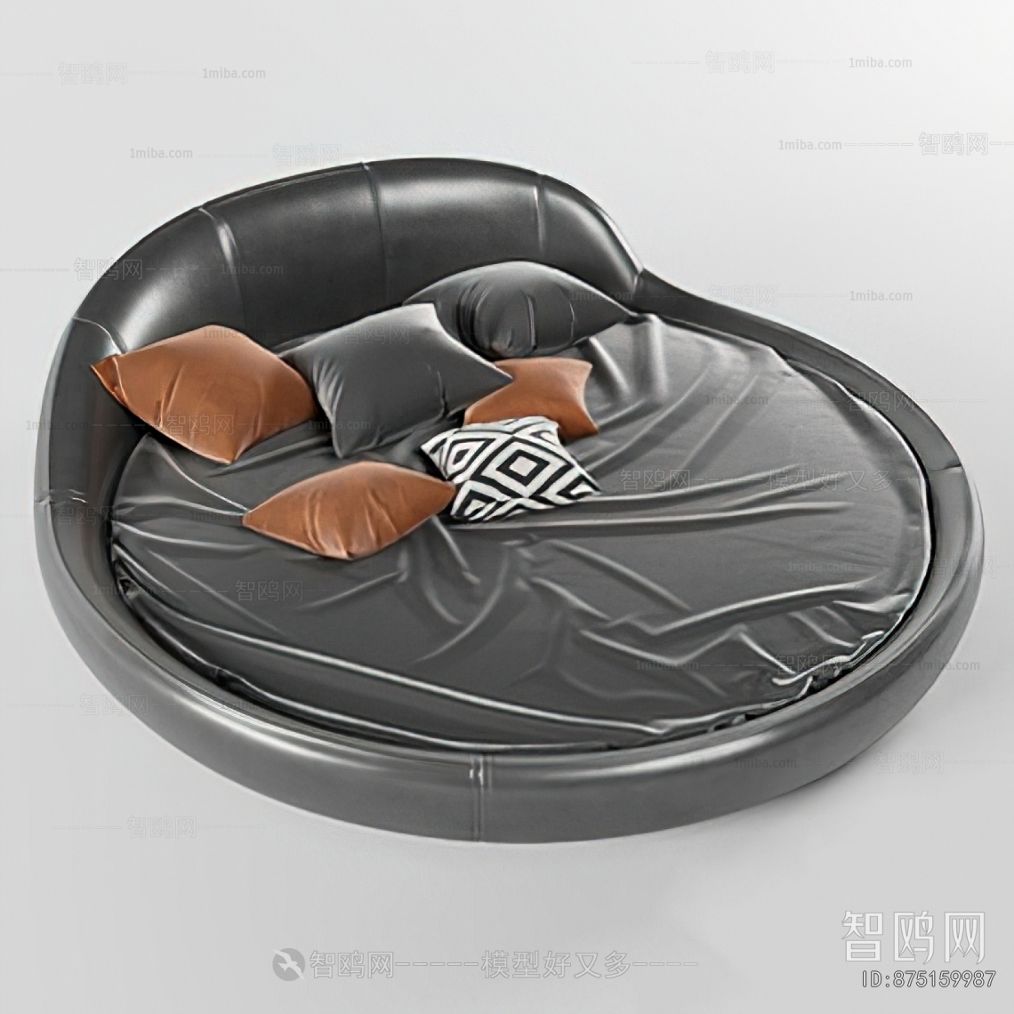 Modern Round Bed