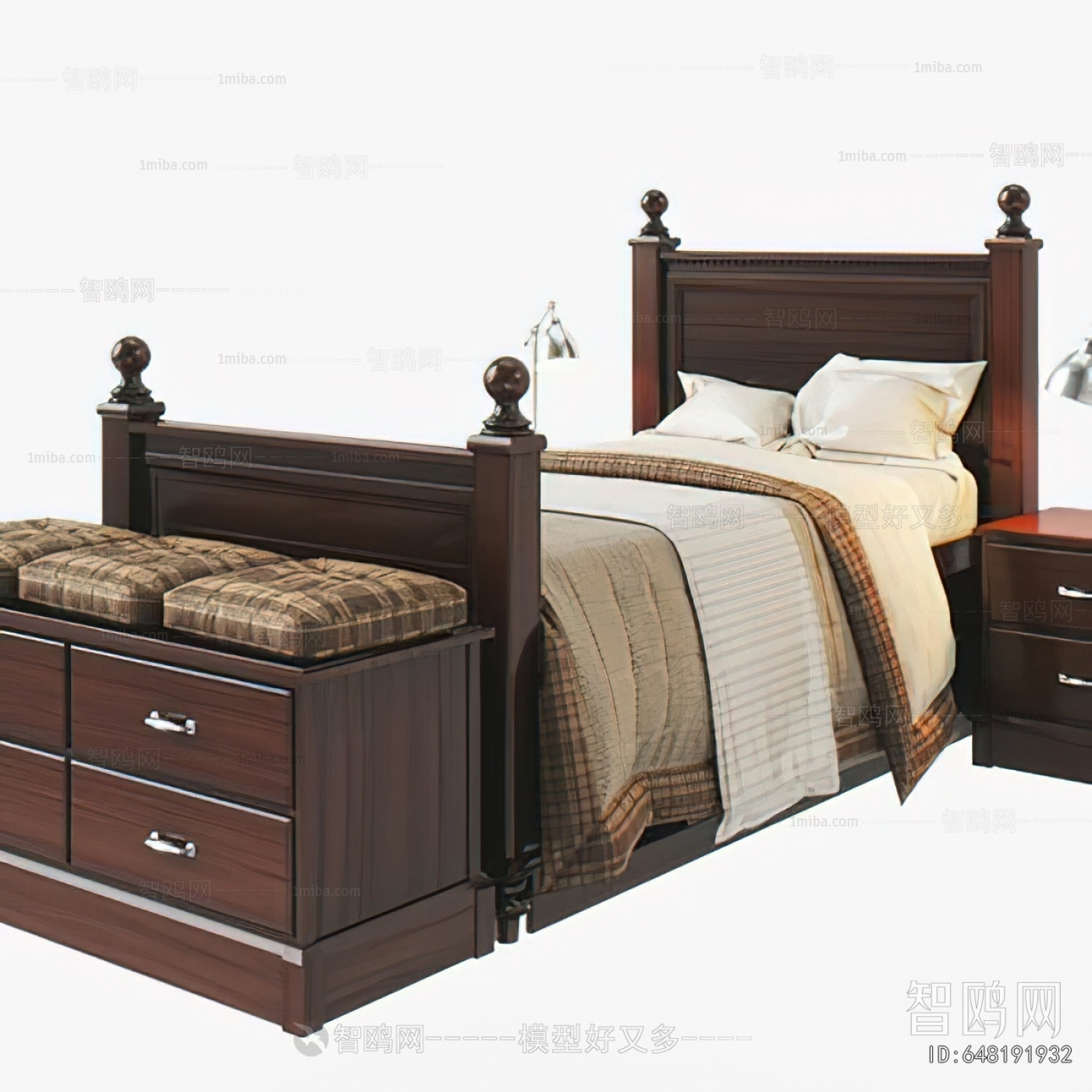 American Style Single Bed