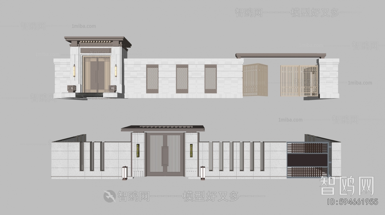 New Chinese Style Gate