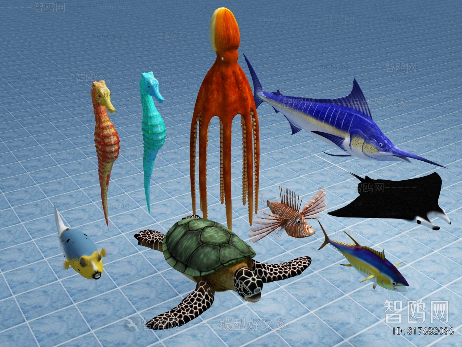 Modern Aquatic Animals