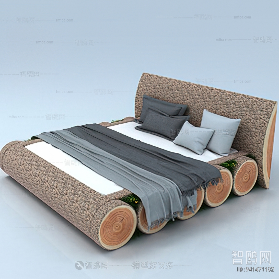 Nordic Style Double Bed