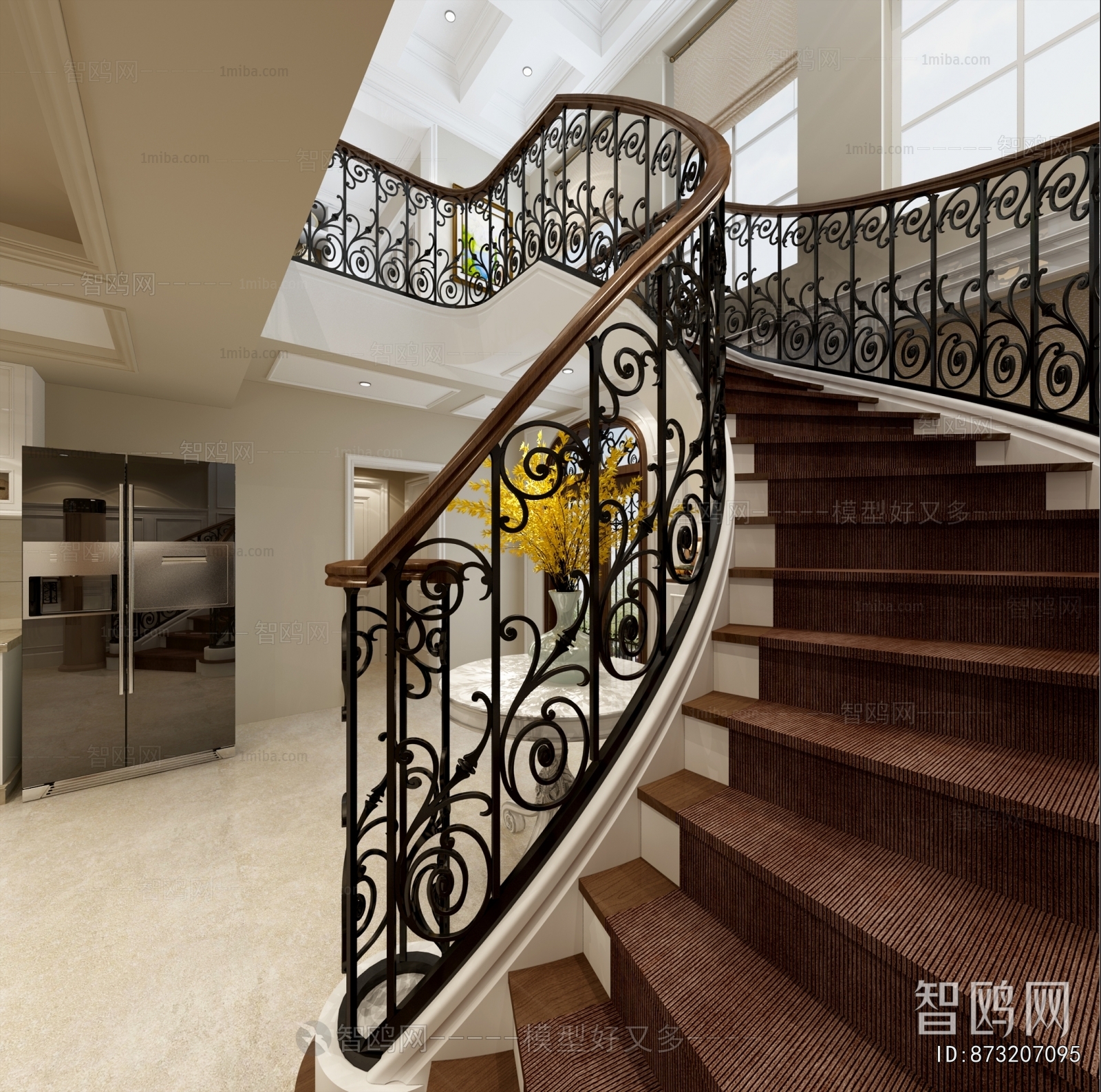 Modern Rotating Staircase