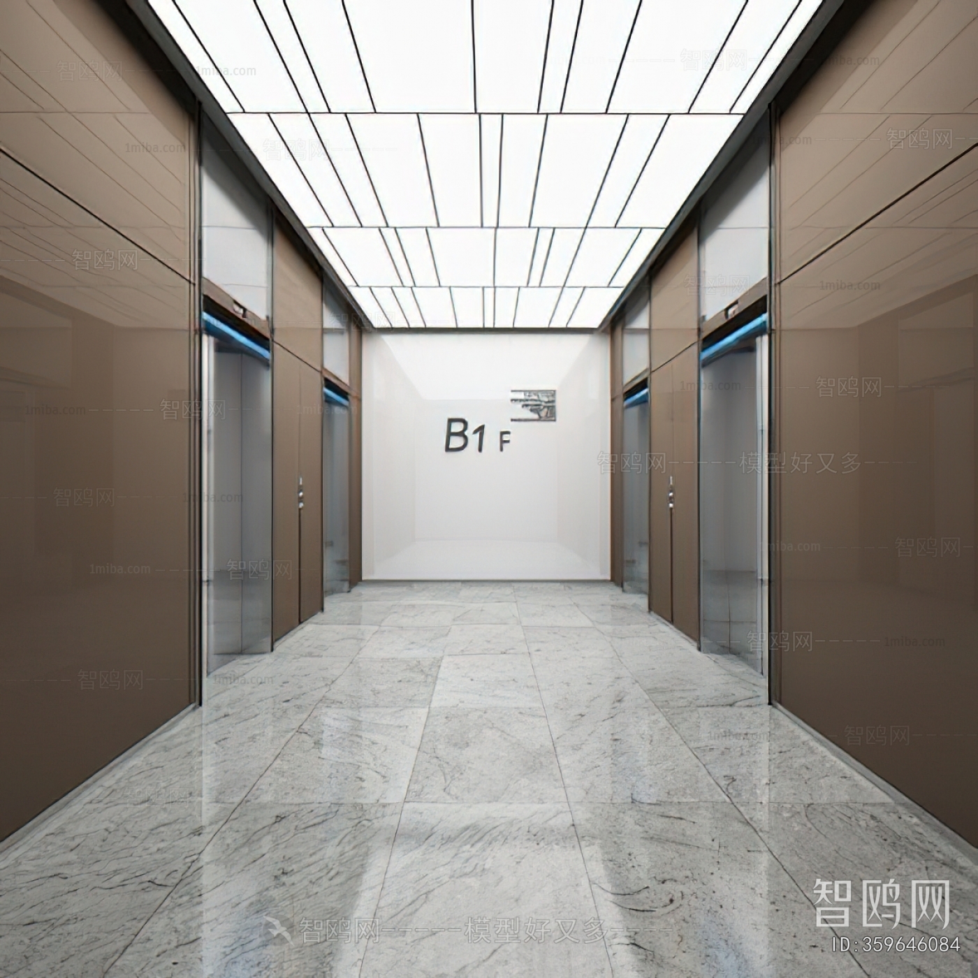 Modern Office Aisle