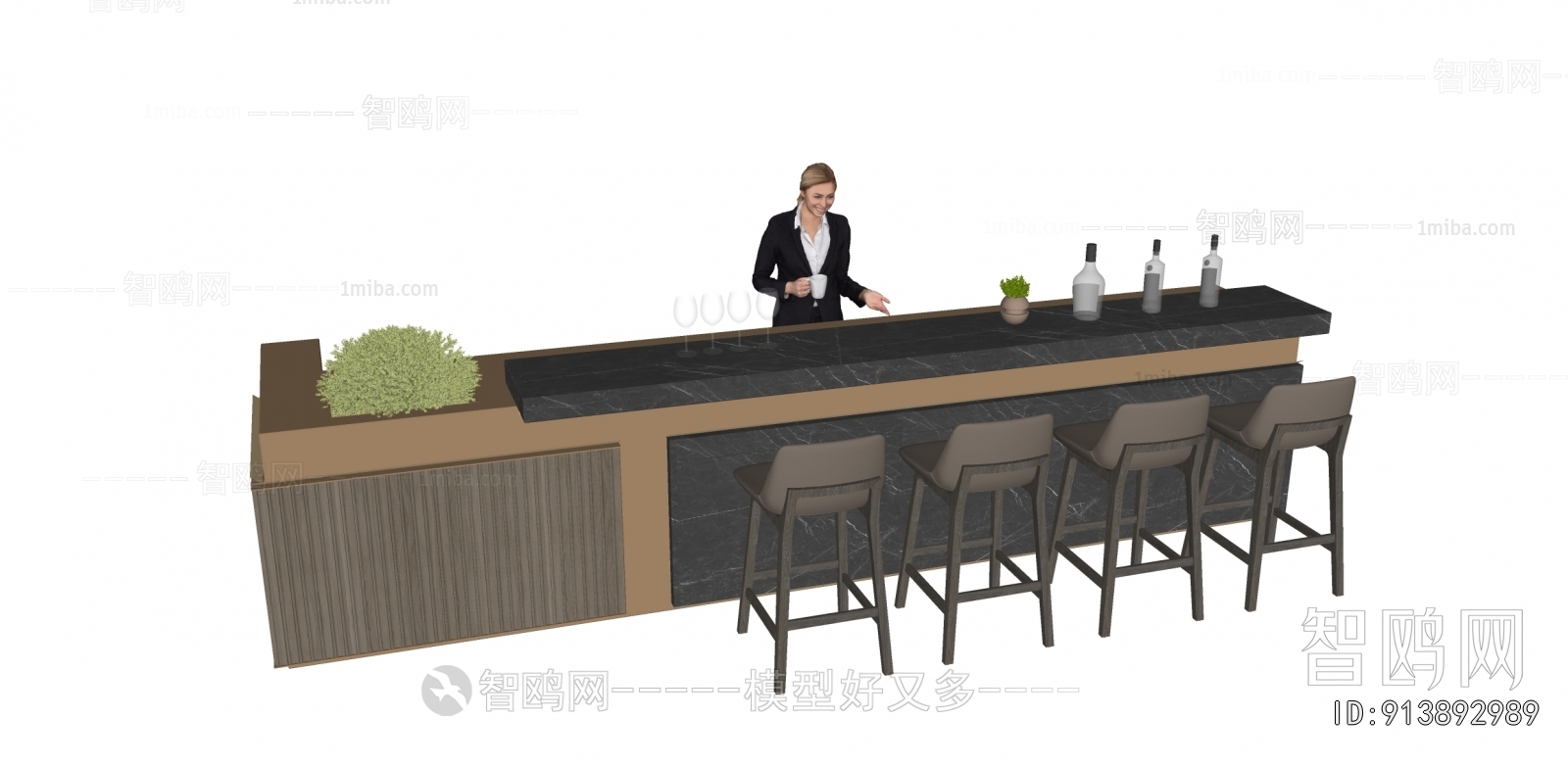 Modern Counter Bar