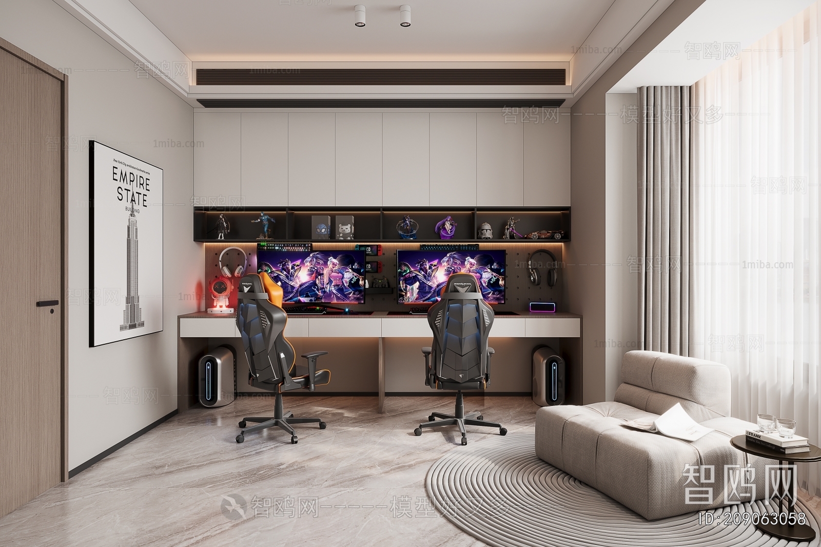 Modern E-sports Room