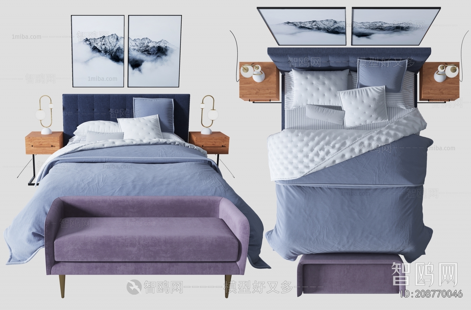 Modern Double Bed