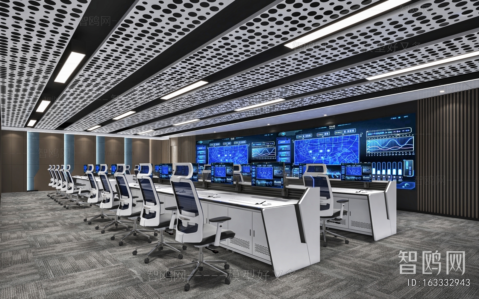 Modern Monitor Room