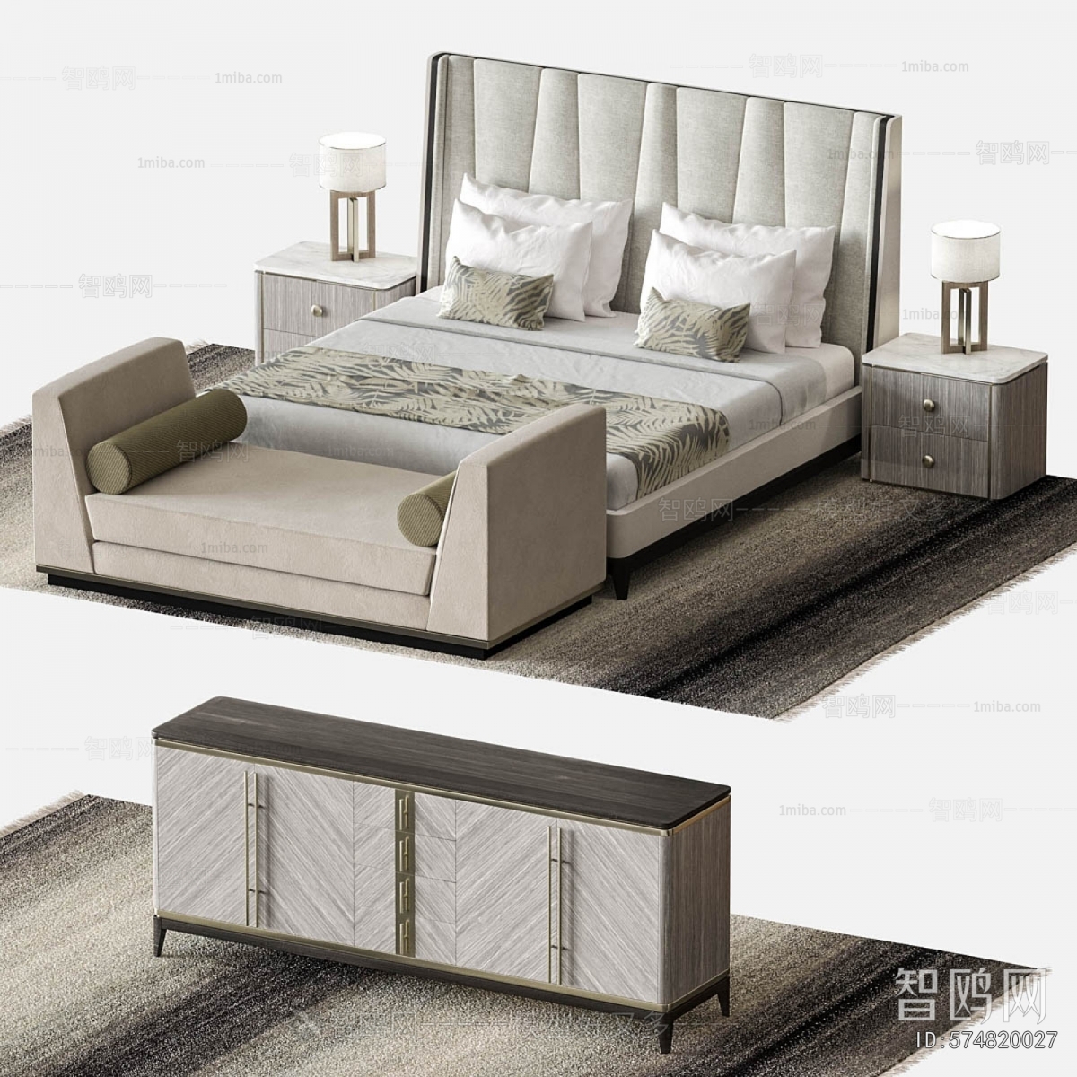 Modern Double Bed