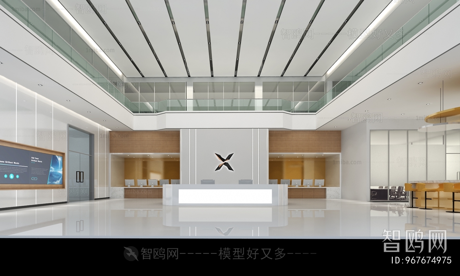 New Chinese Style Office Reception Desk