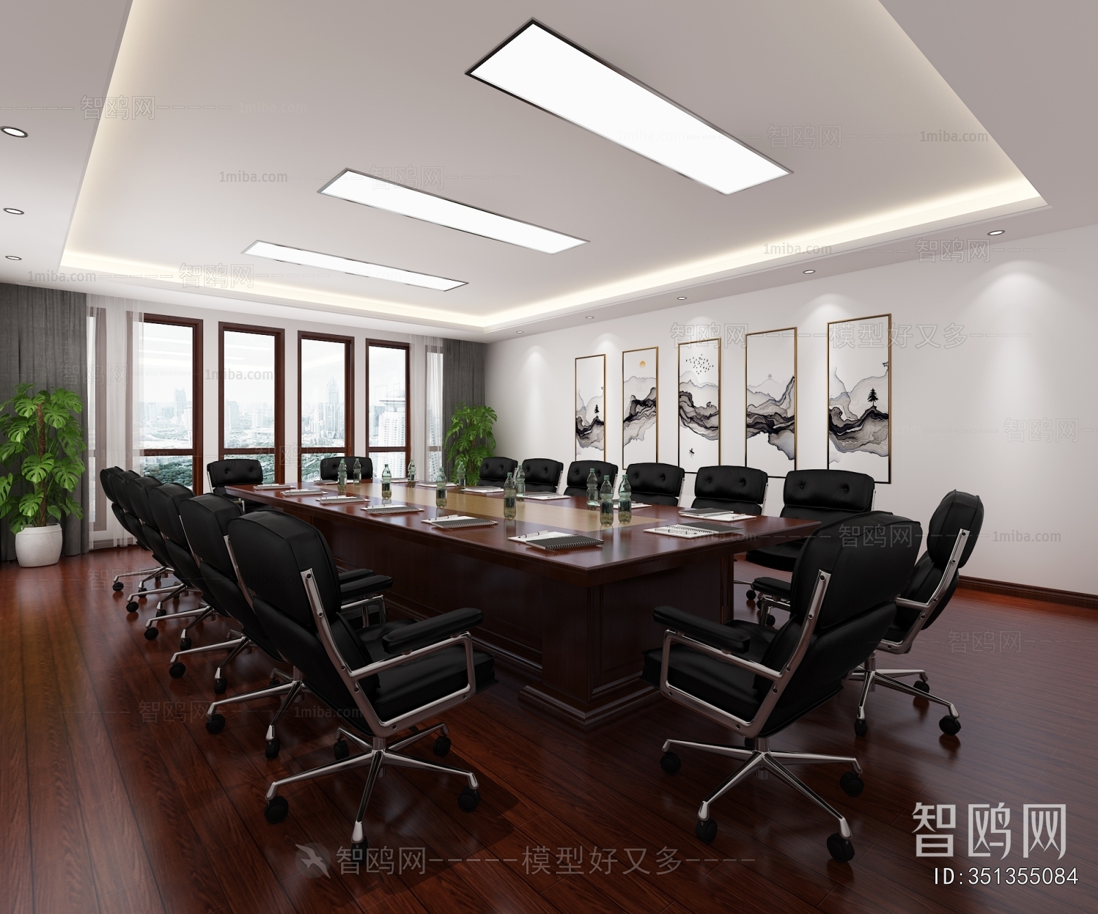 New Chinese Style Meeting Room