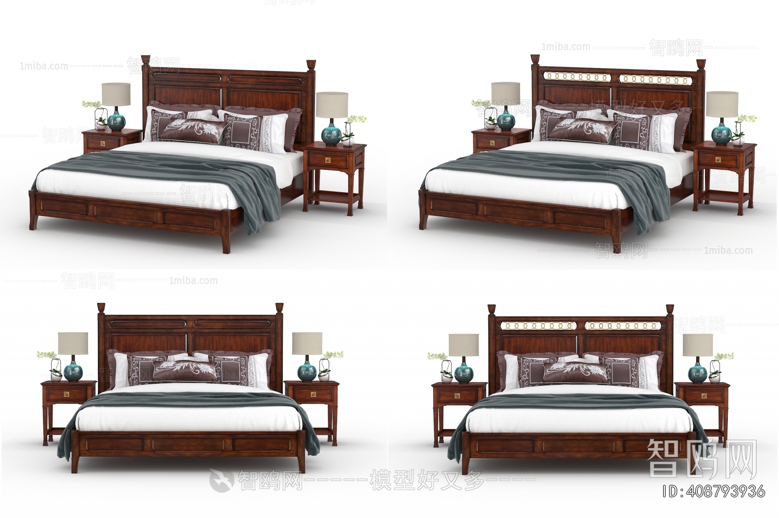 Chinese Style Double Bed