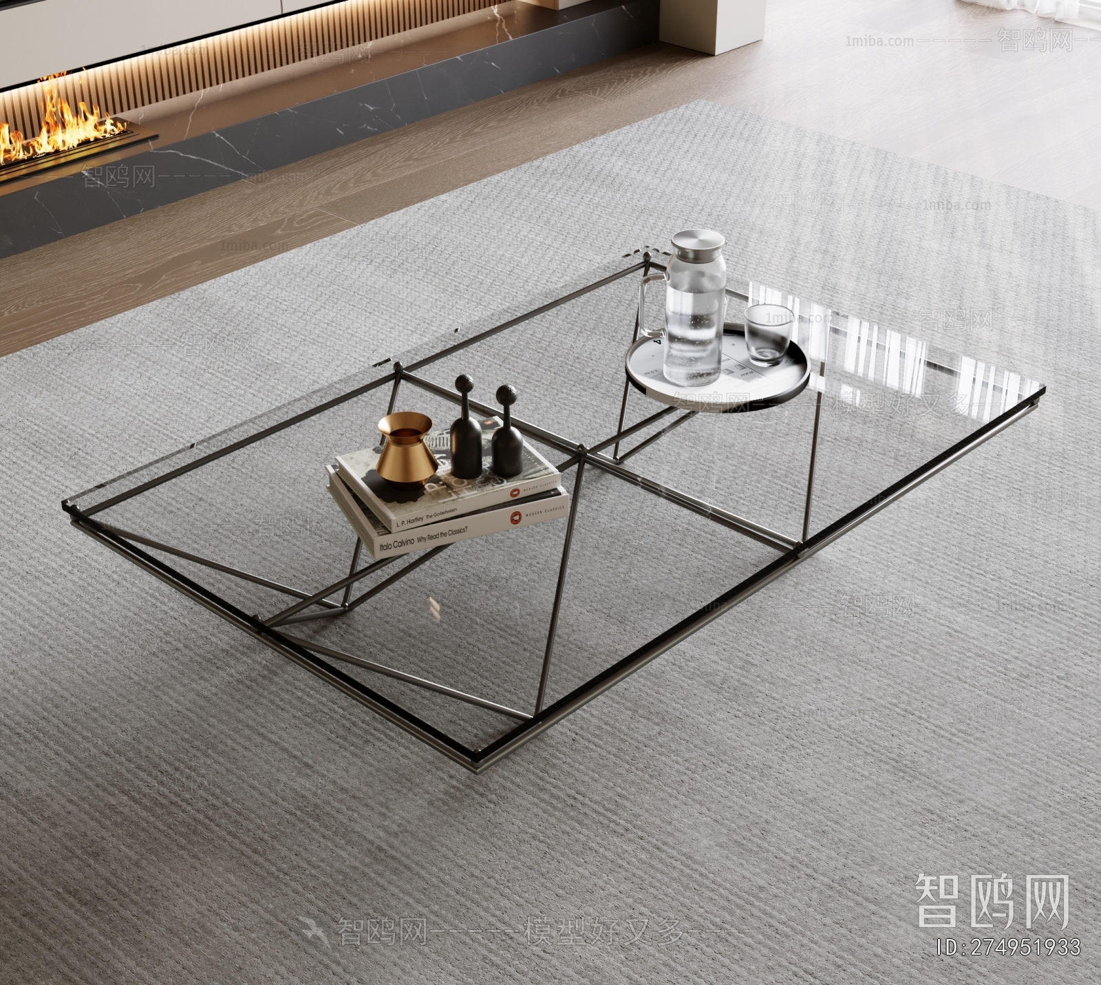 Modern New Chinese Style Coffee Table