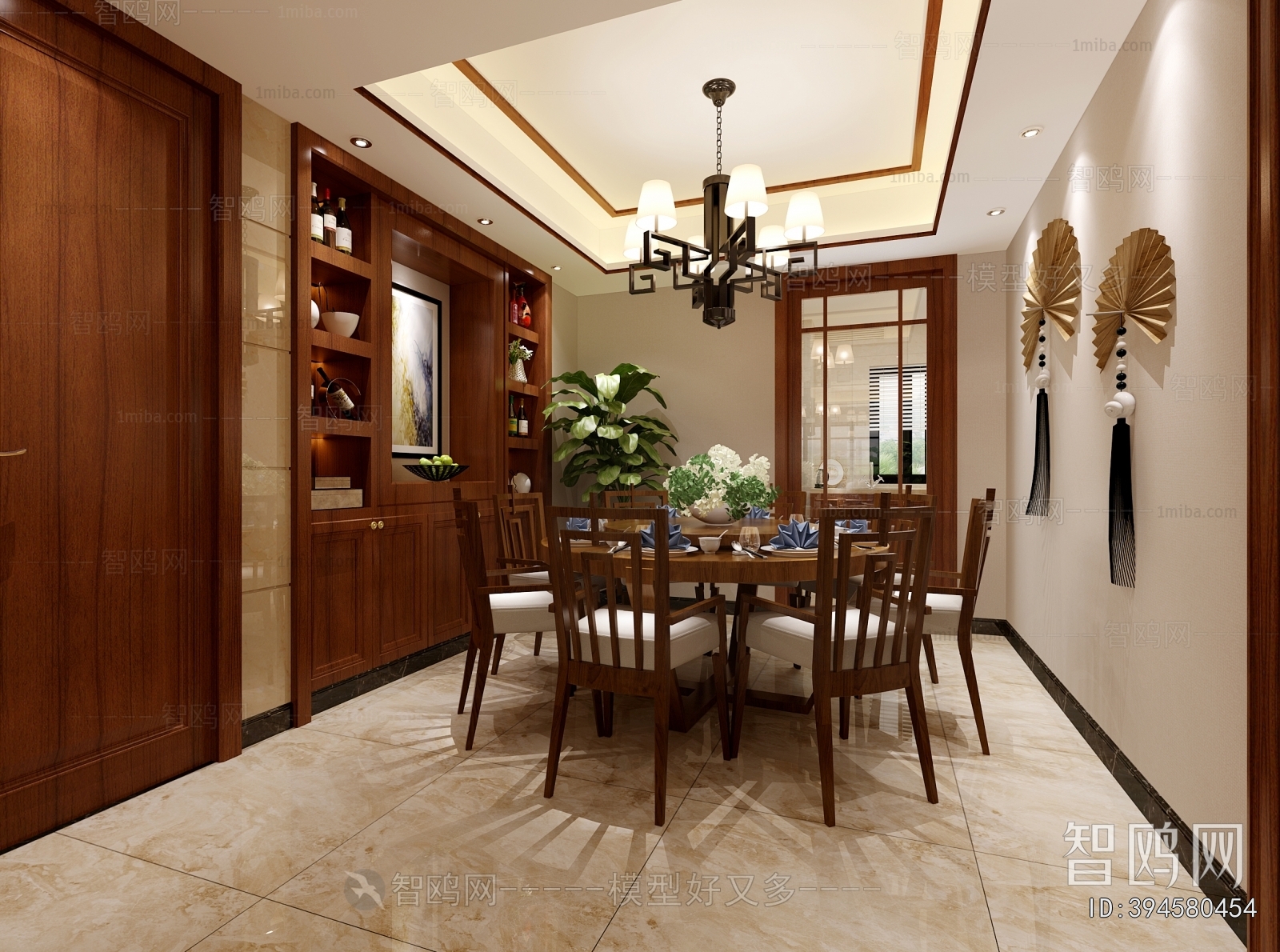 New Chinese Style Dining Room