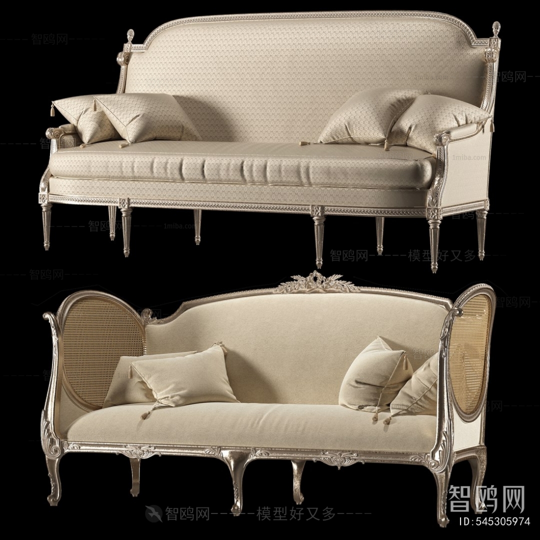 Simple European Style A Sofa For Two