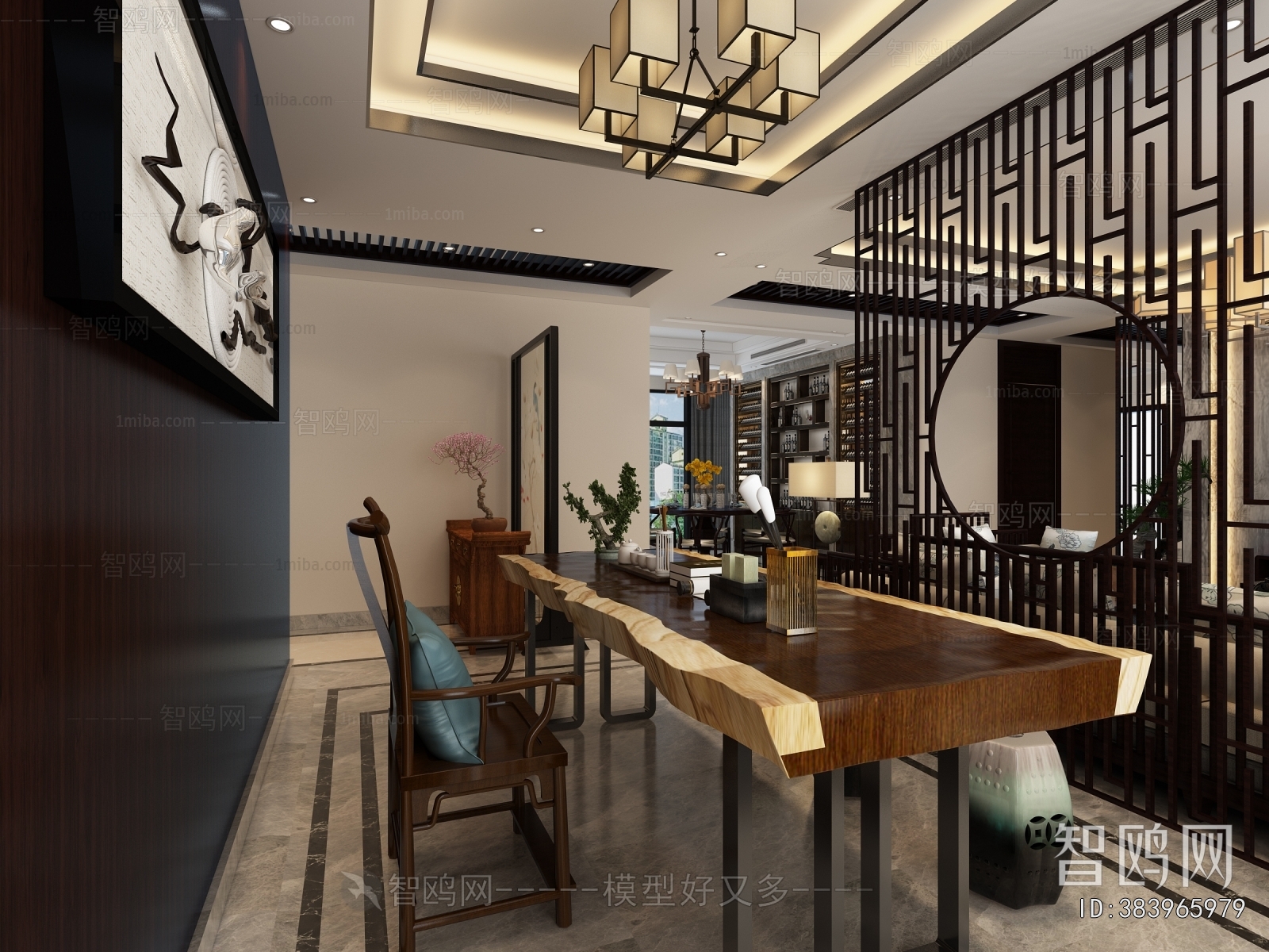 New Chinese Style Dining Room