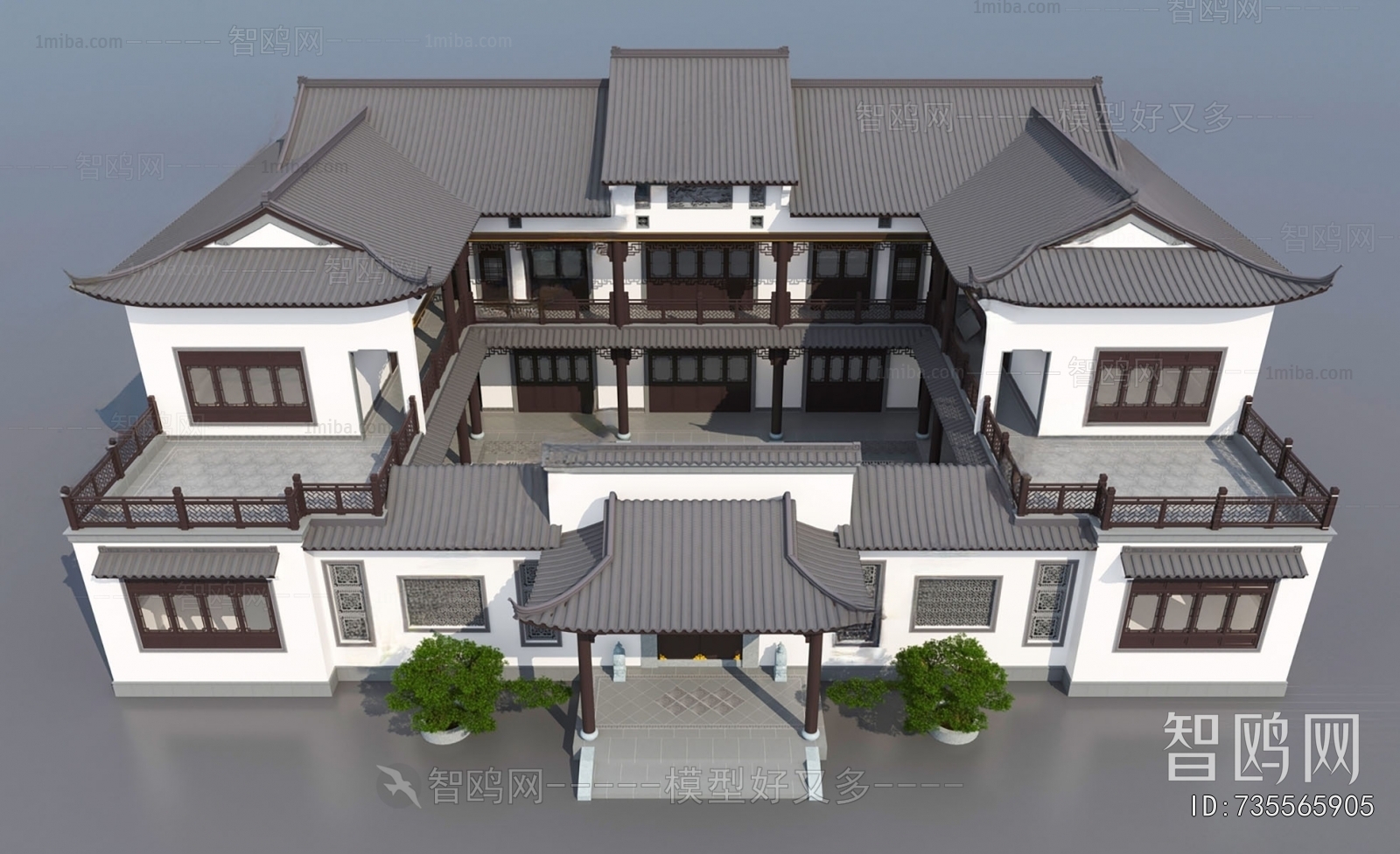 Chinese Style Villa Appearance