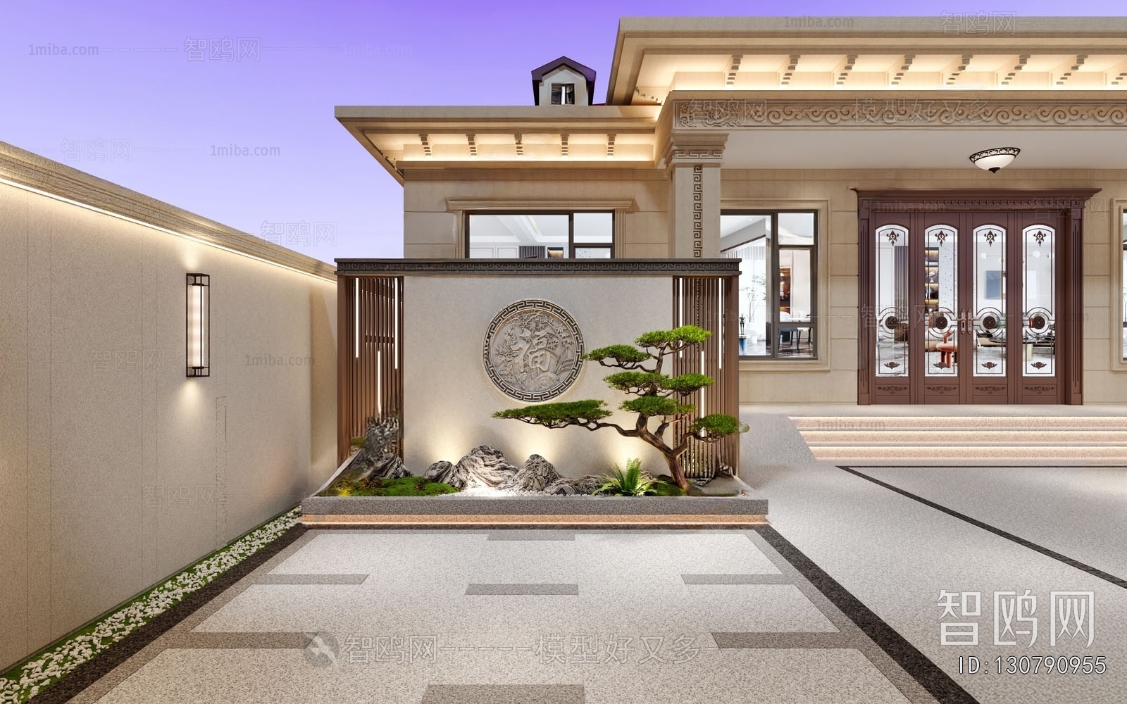 New Chinese Style Courtyard/landscape