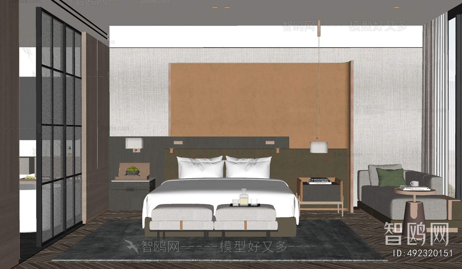 Modern Guest Room