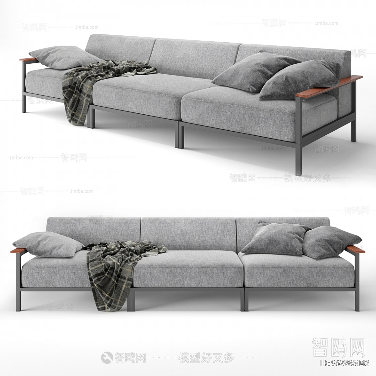 Modern Three-seat Sofa