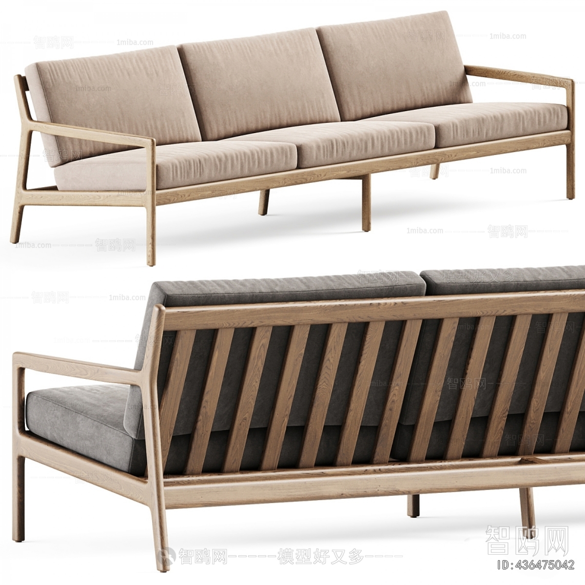 Modern Three-seat Sofa