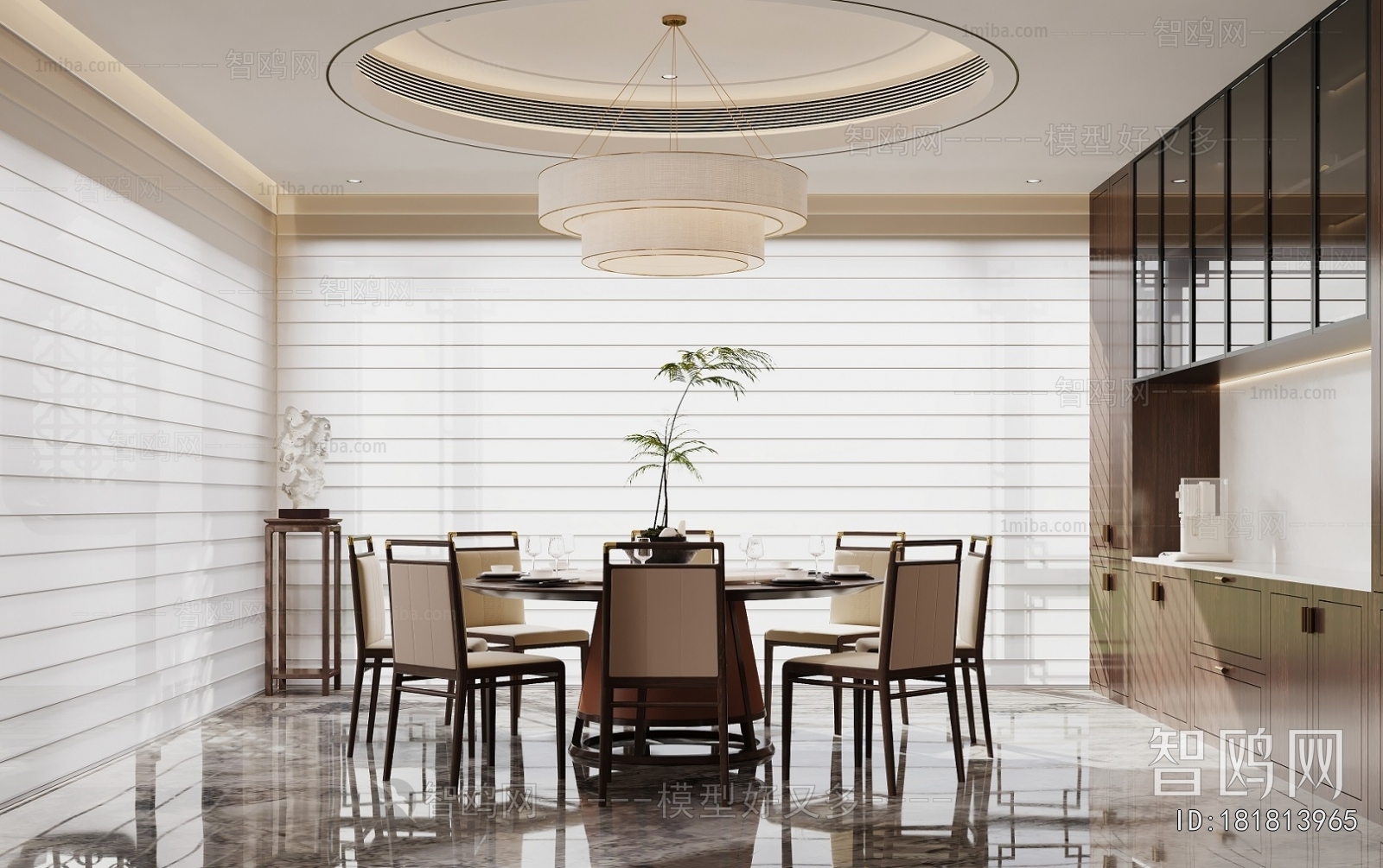 New Chinese Style Dining Room