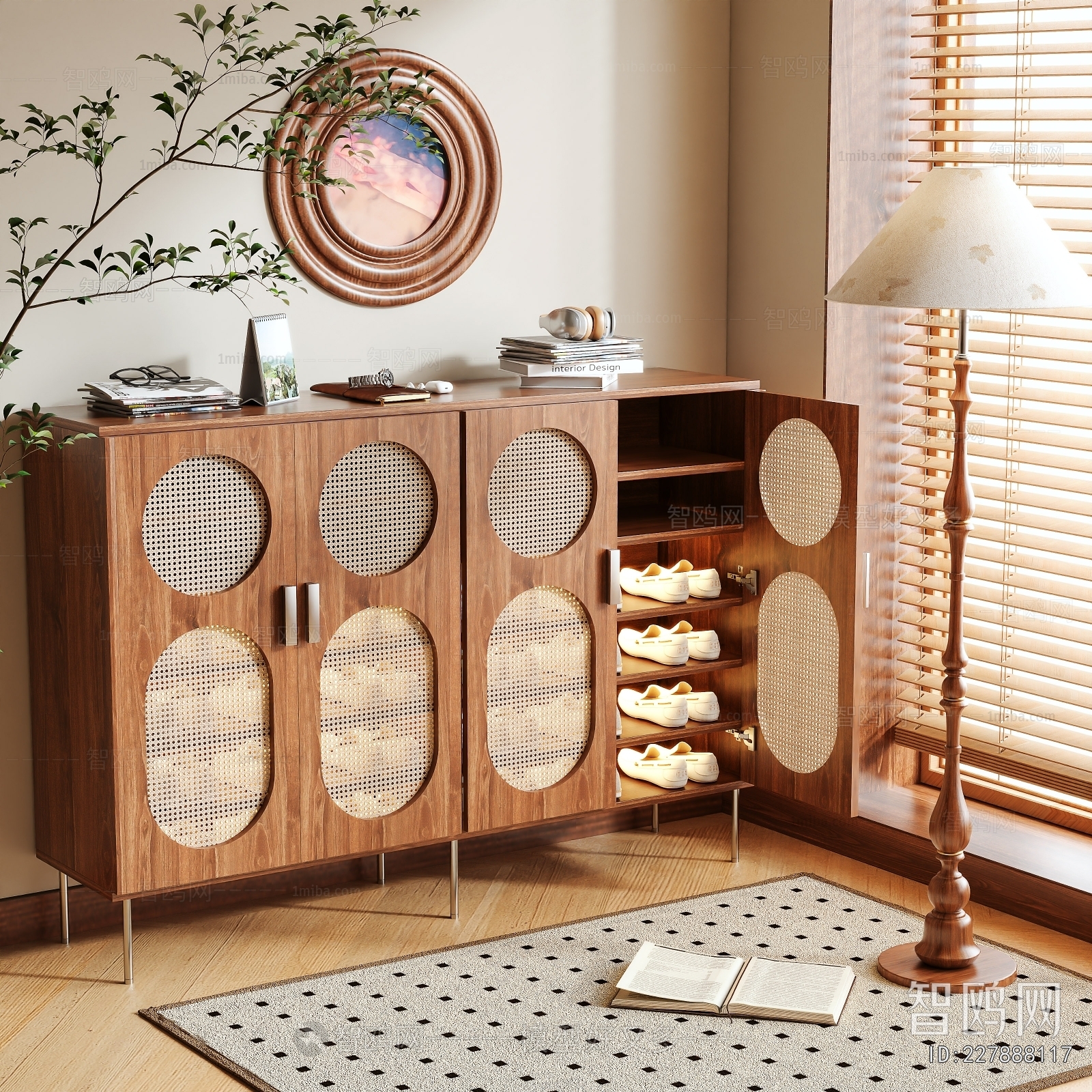 Modern Shoe Cabinet