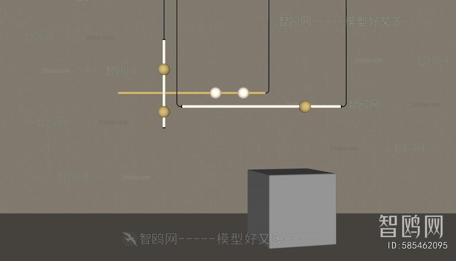 Modern Long Chandelier