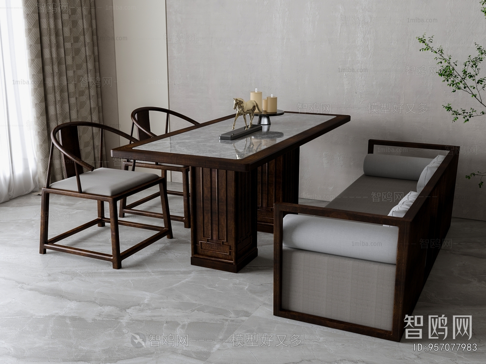 New Chinese Style Dining Table And Chairs