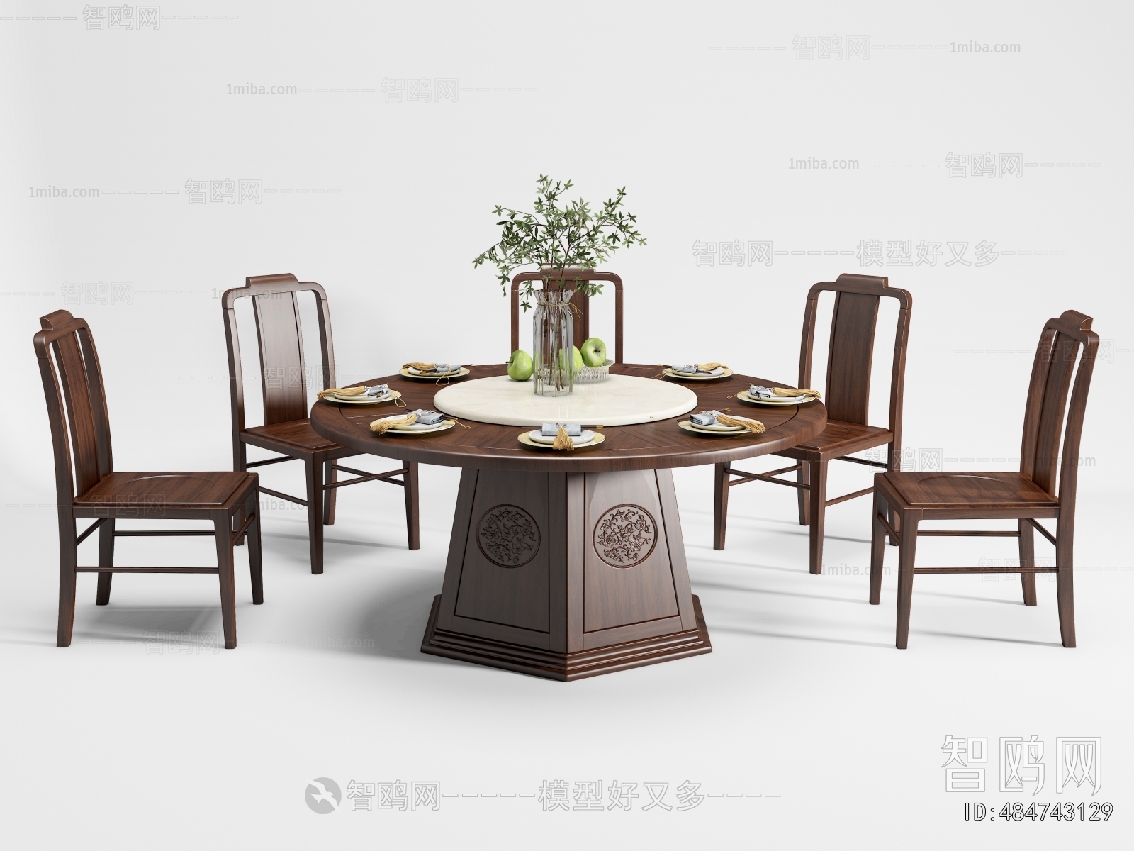 Chinese Style Dining Table And Chairs