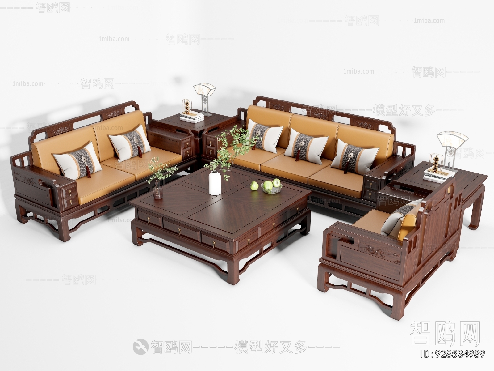 Chinese Style Sofa Combination