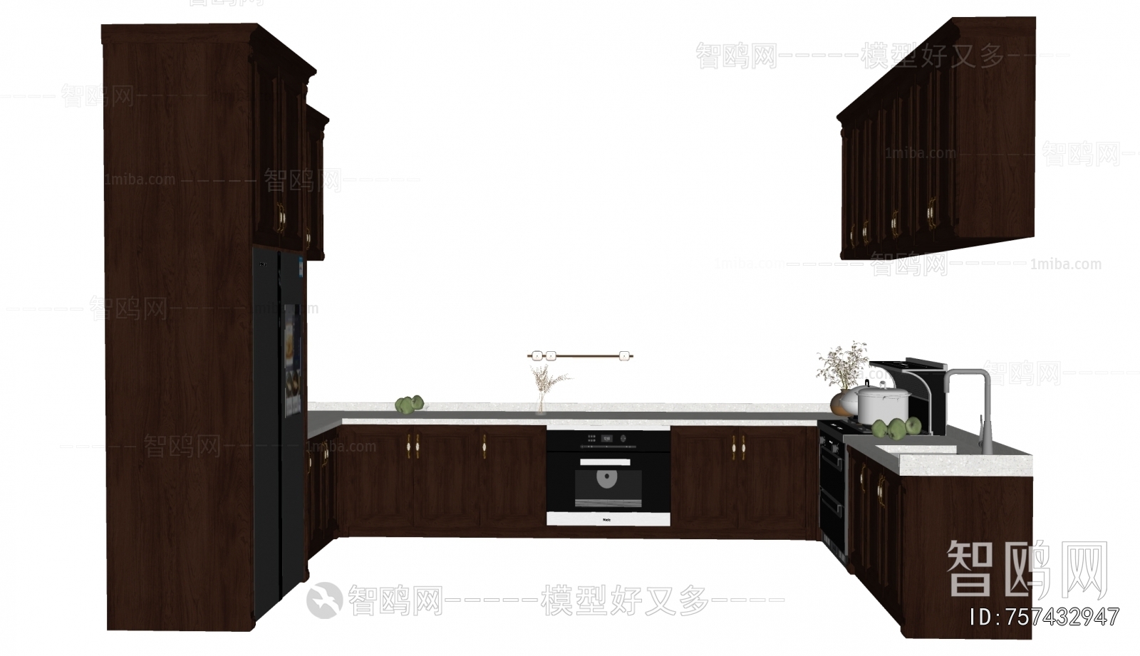 New Chinese Style Kitchen Cabinet