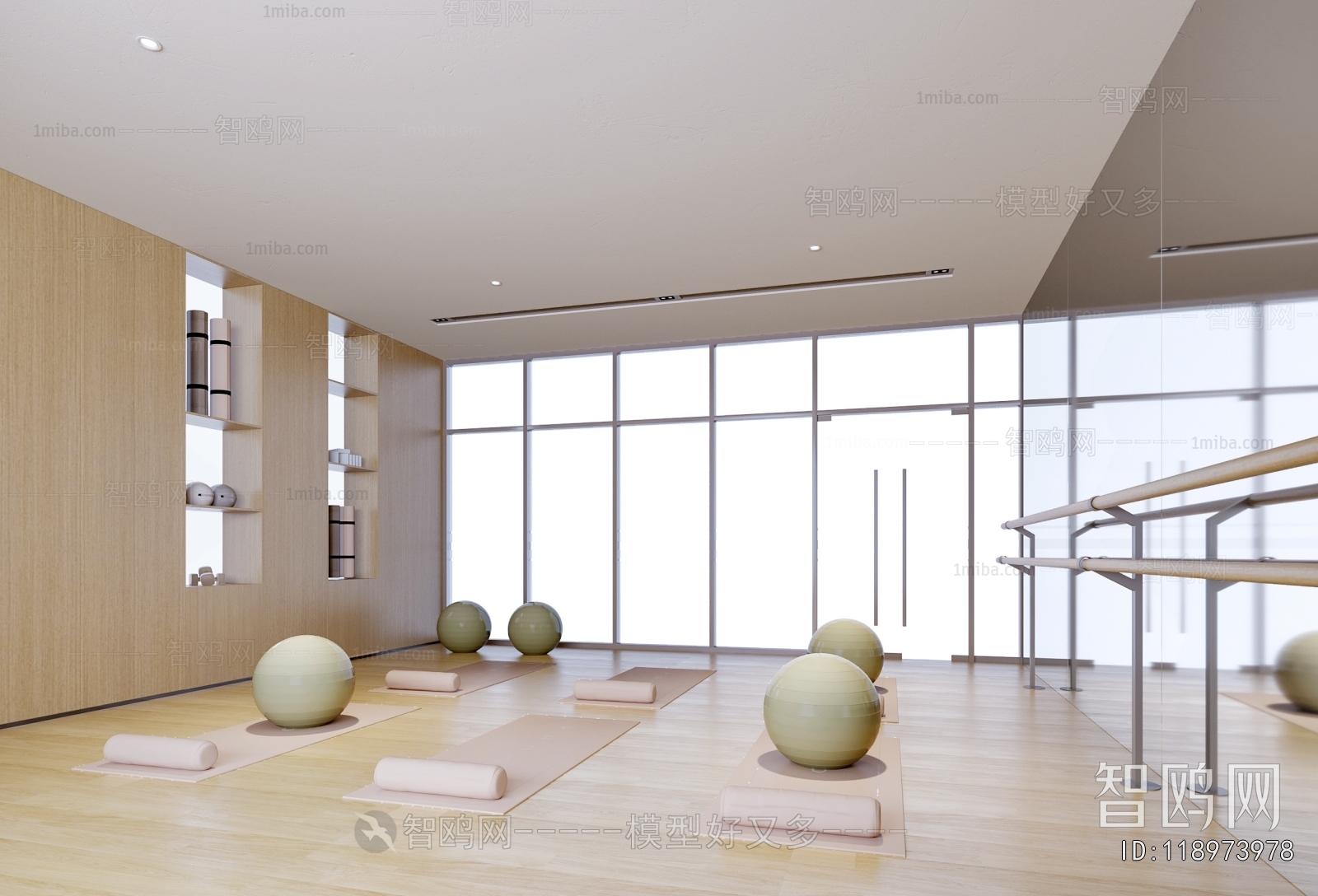 Modern Yoga Room