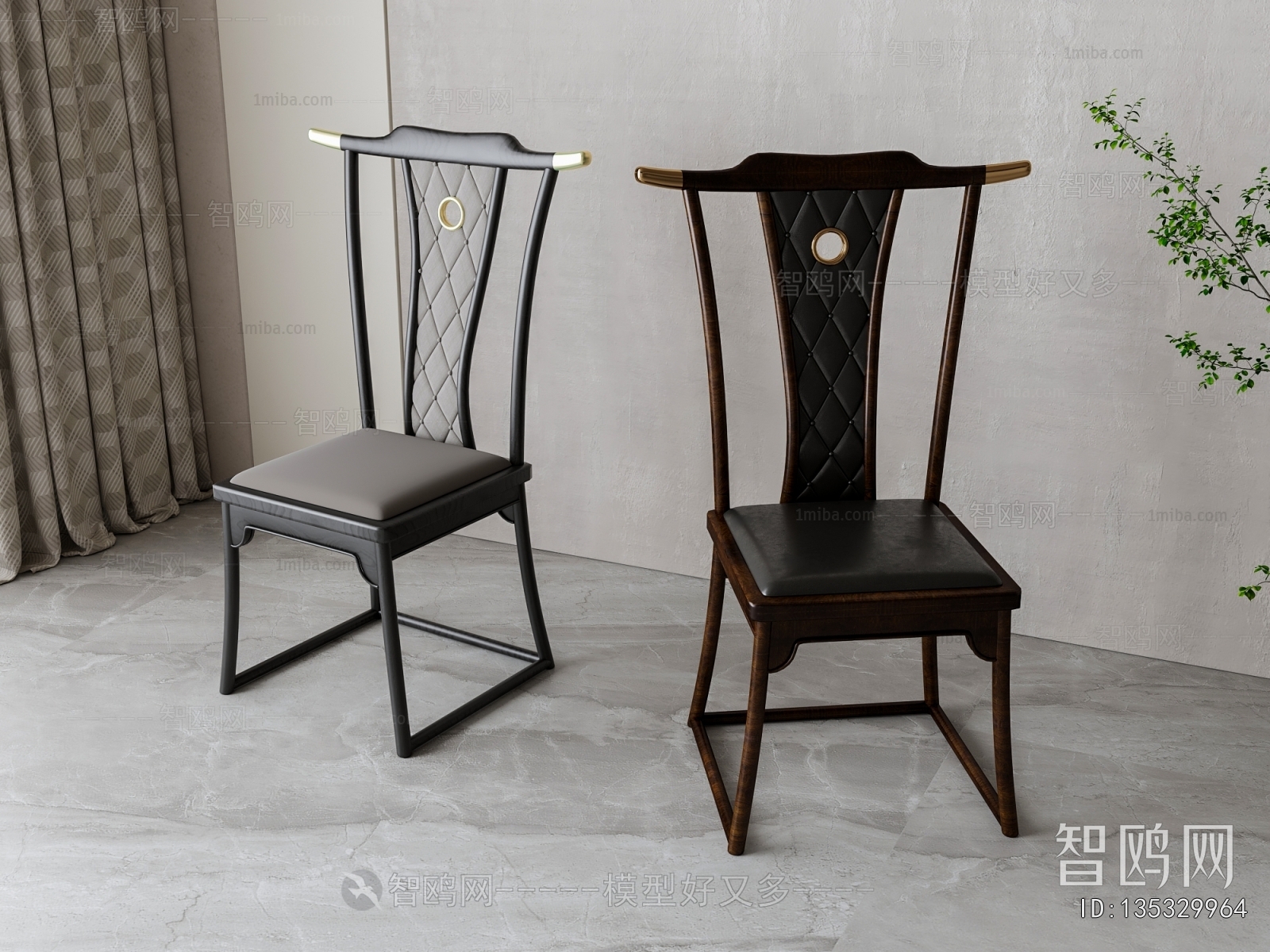 New Chinese Style Dining Chair