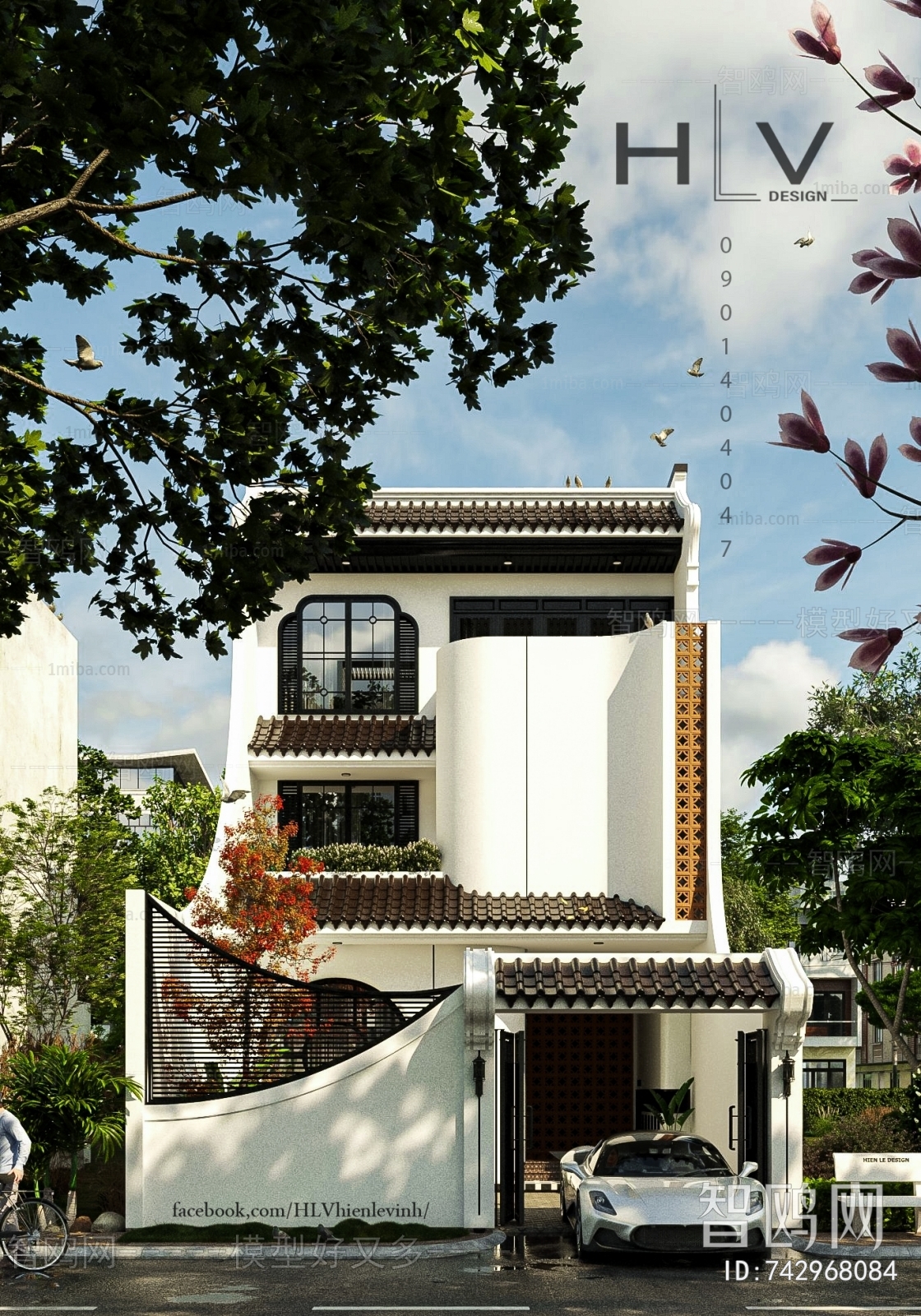 New Chinese Style Detached Villa