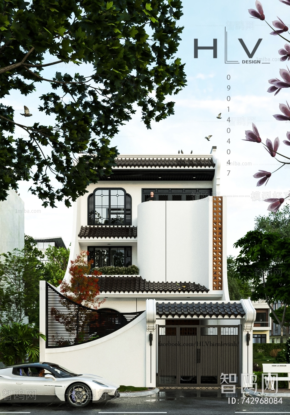 New Chinese Style Detached Villa