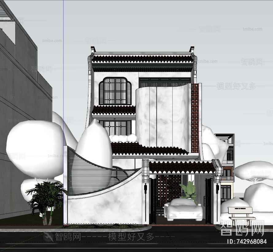 New Chinese Style Detached Villa