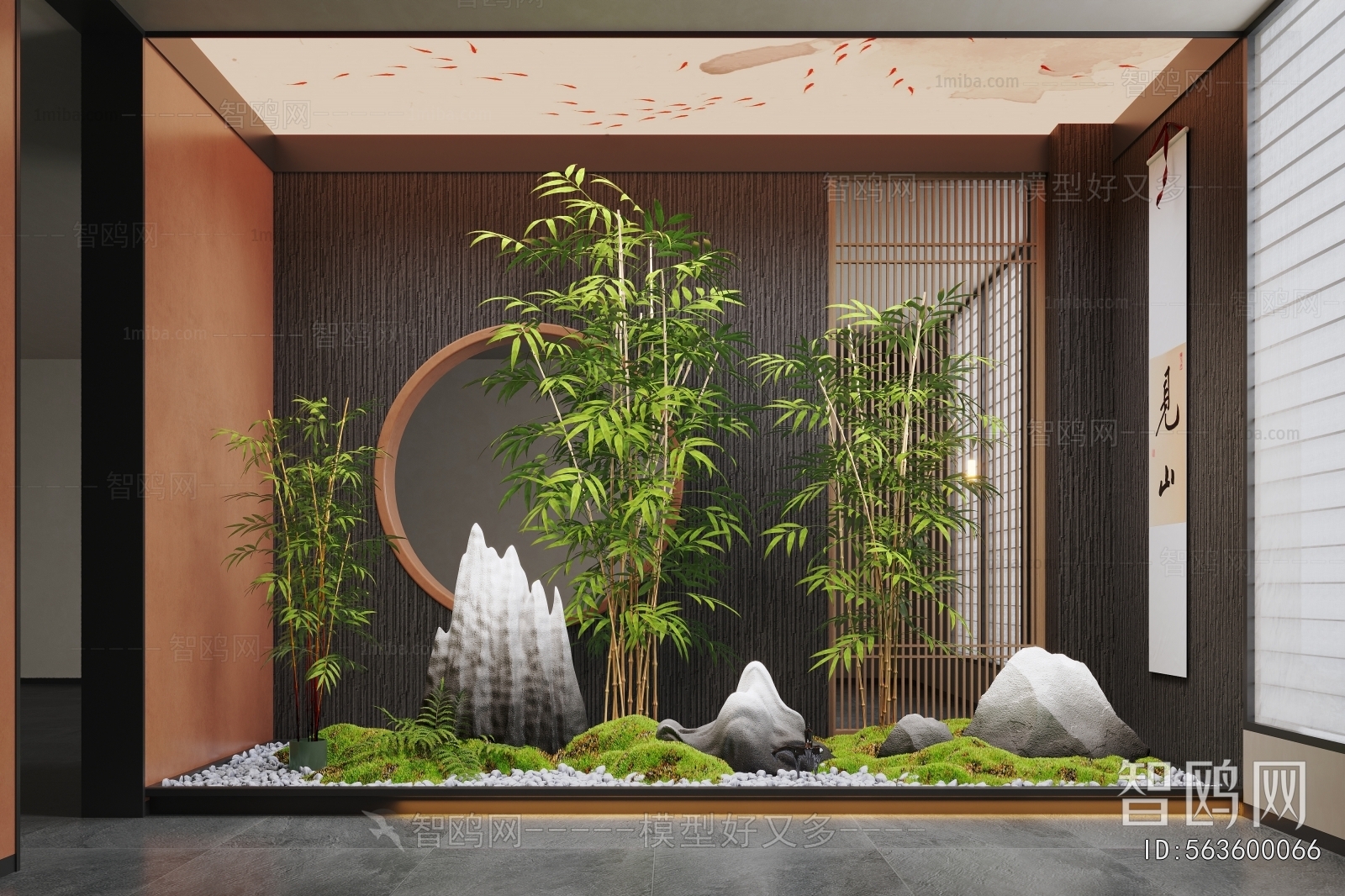 New Chinese Style Plant Landscaping