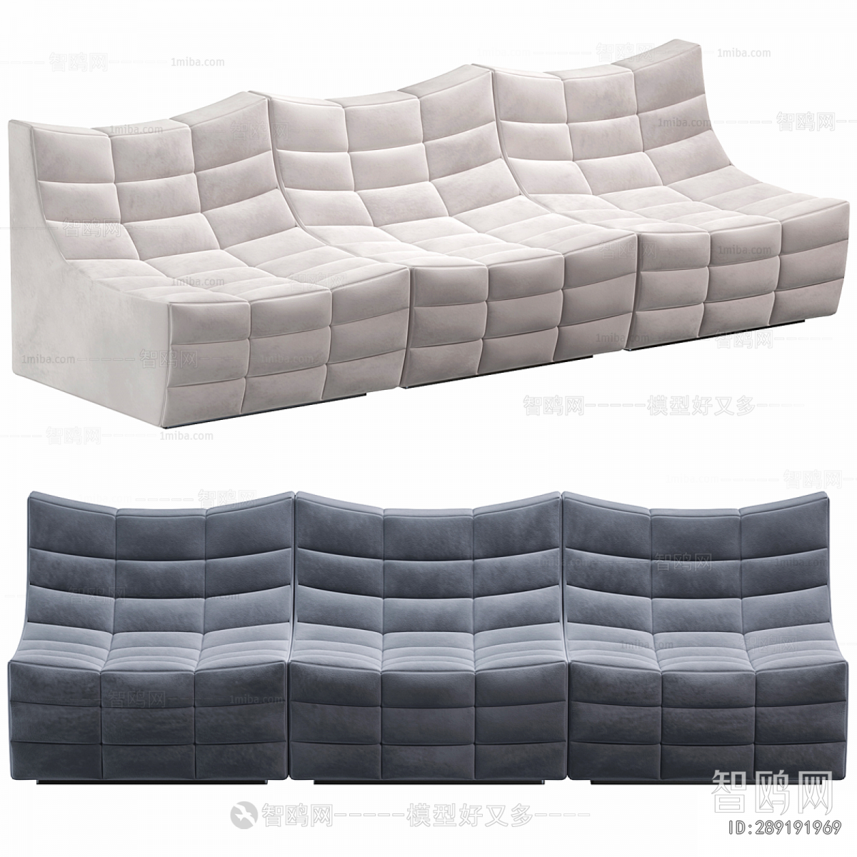 Modern Three-seat Sofa