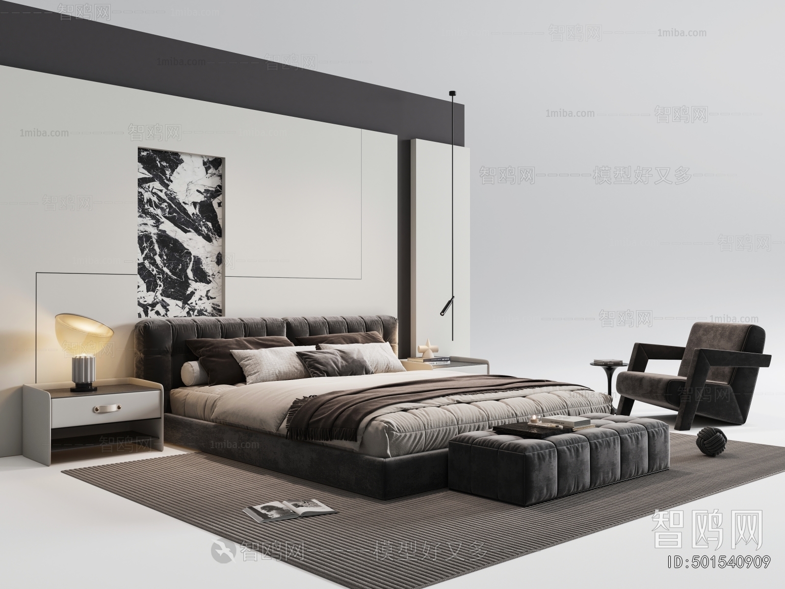 Modern Double Bed