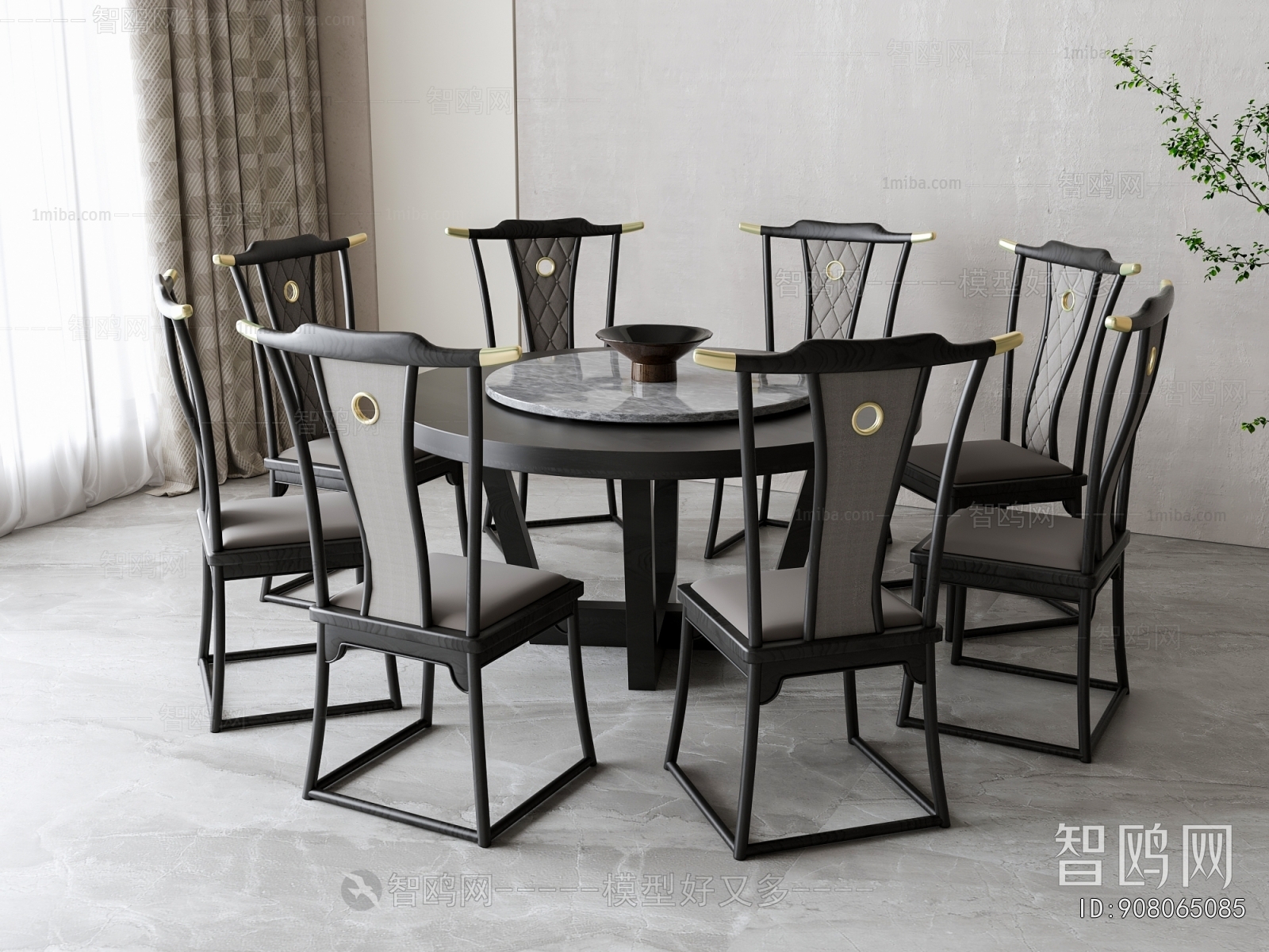 New Chinese Style Dining Table And Chairs