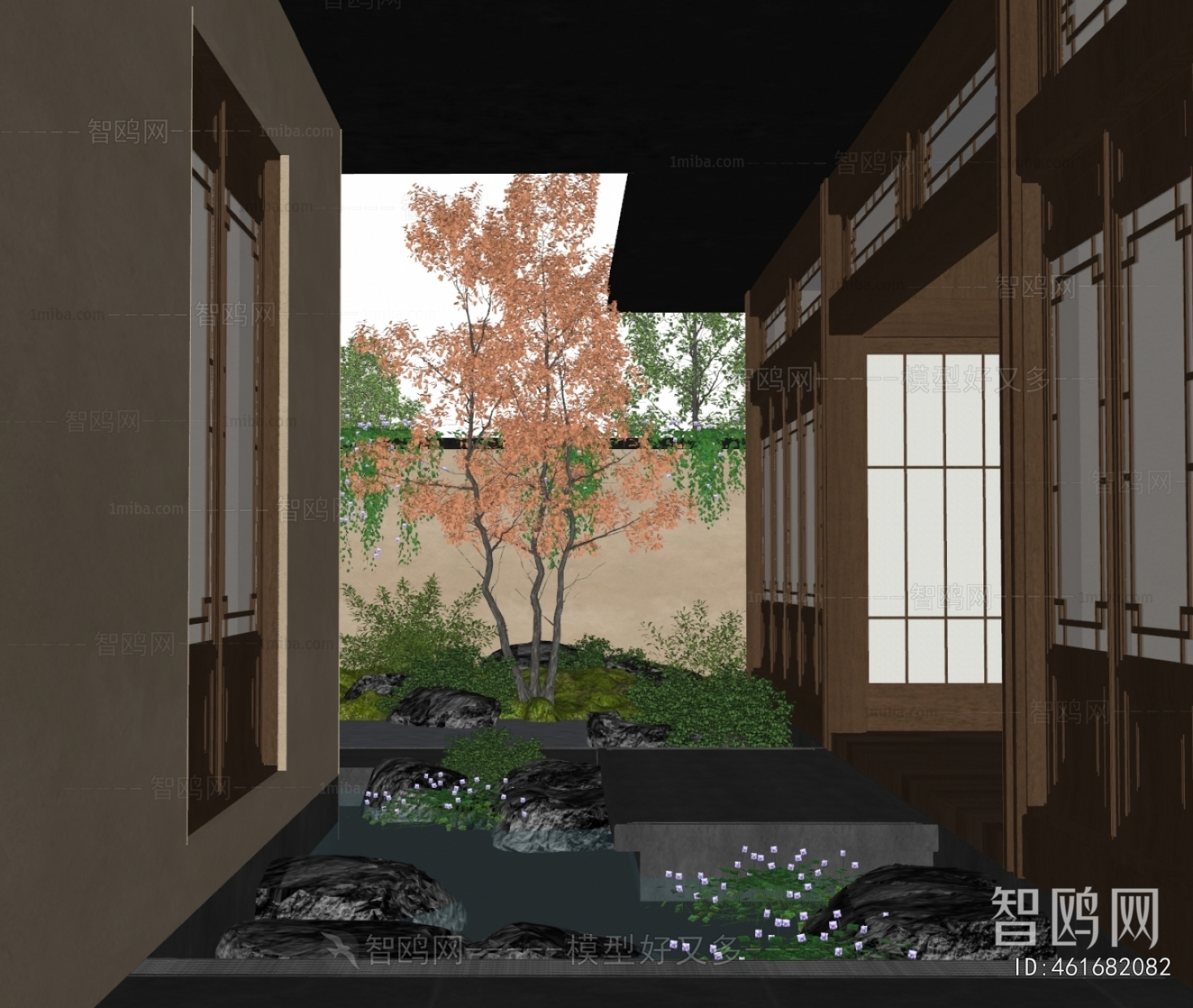 New Chinese Style Courtyard/landscape